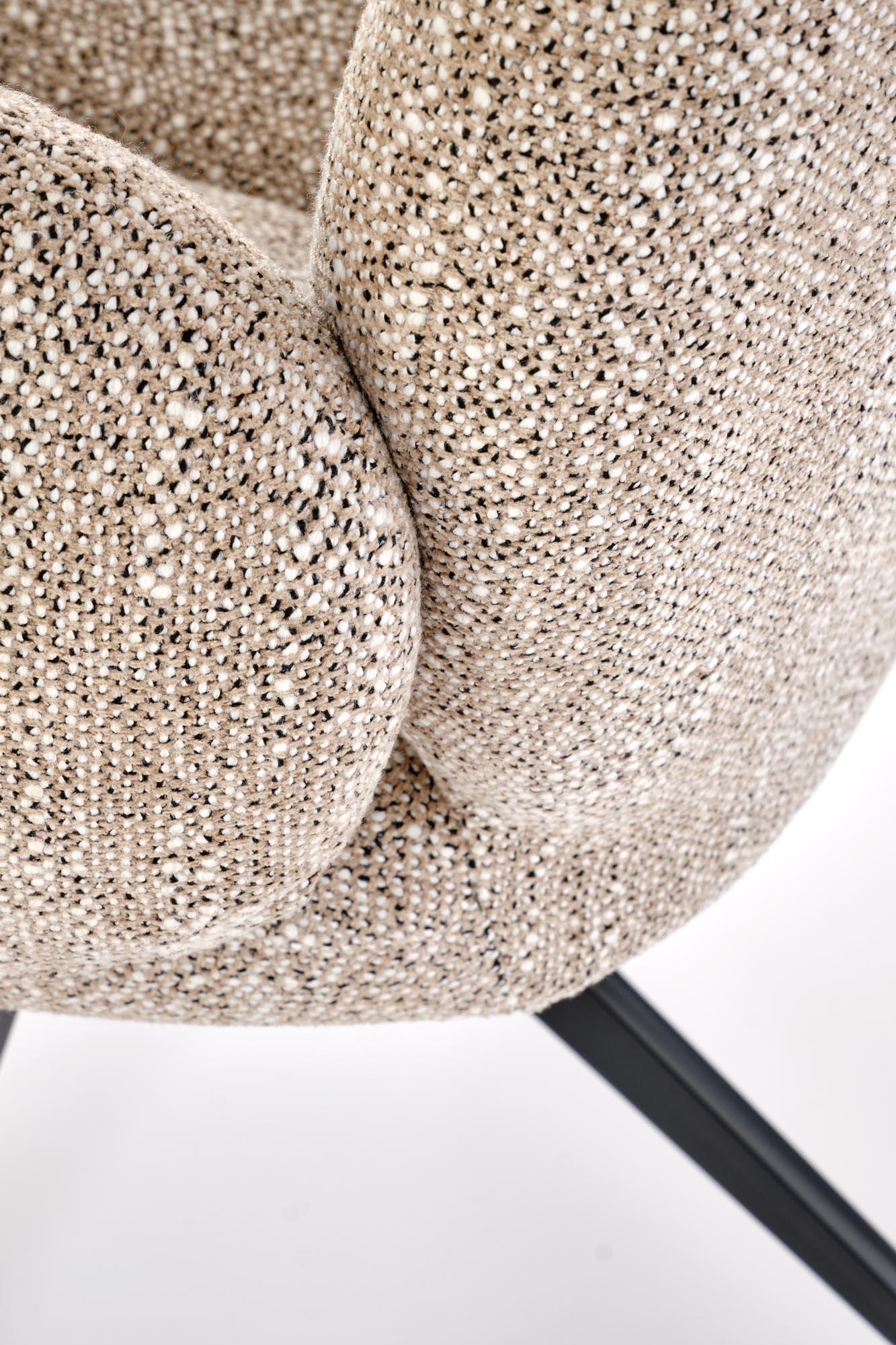 Otočná čalouněná židle Olton - tmavě béžová židle čalouněné olton obrotowe - tmavý béžová