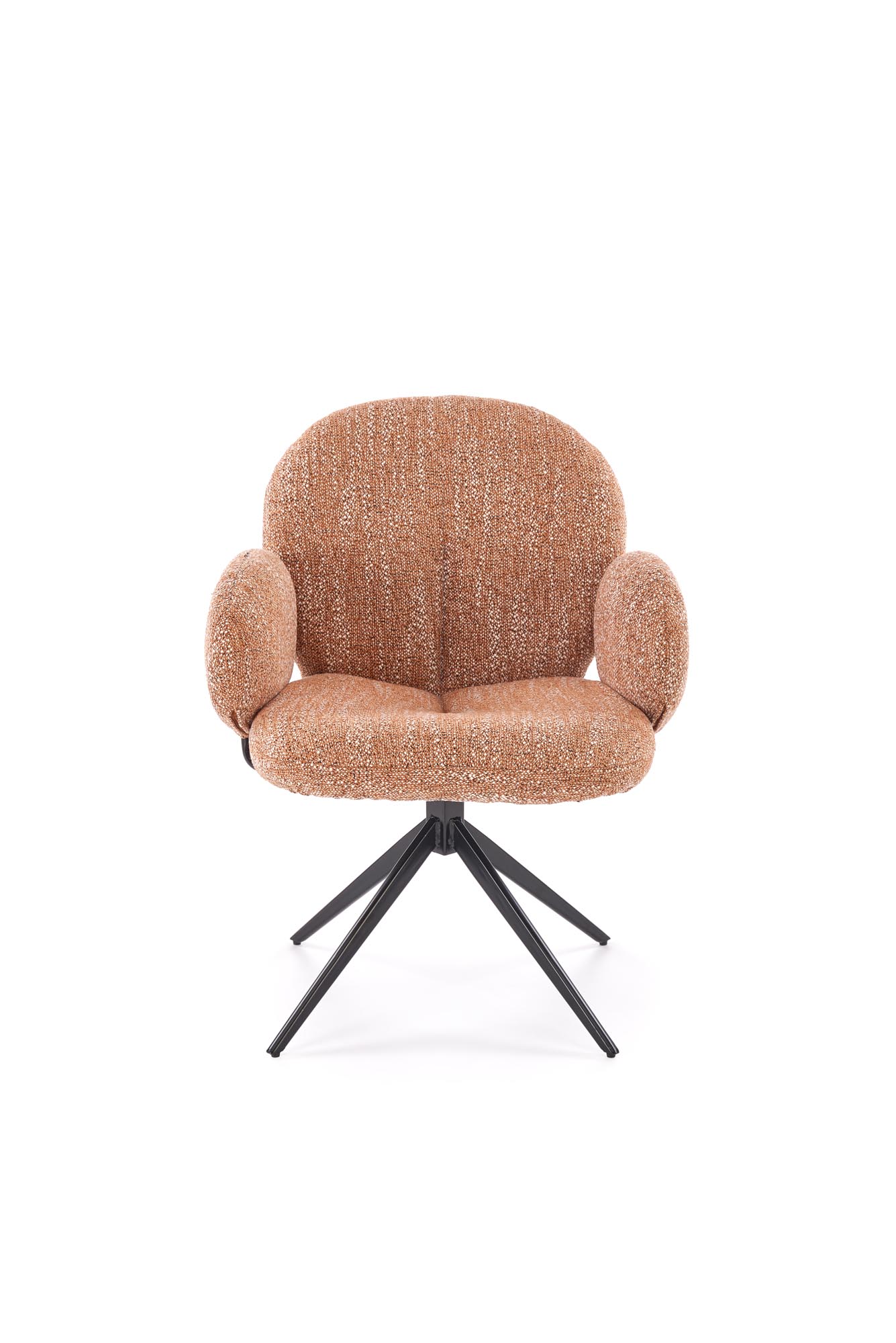 Otočná čalouněná židle Olton - skořicová židle čalouněné olton obrotowe - skořicová