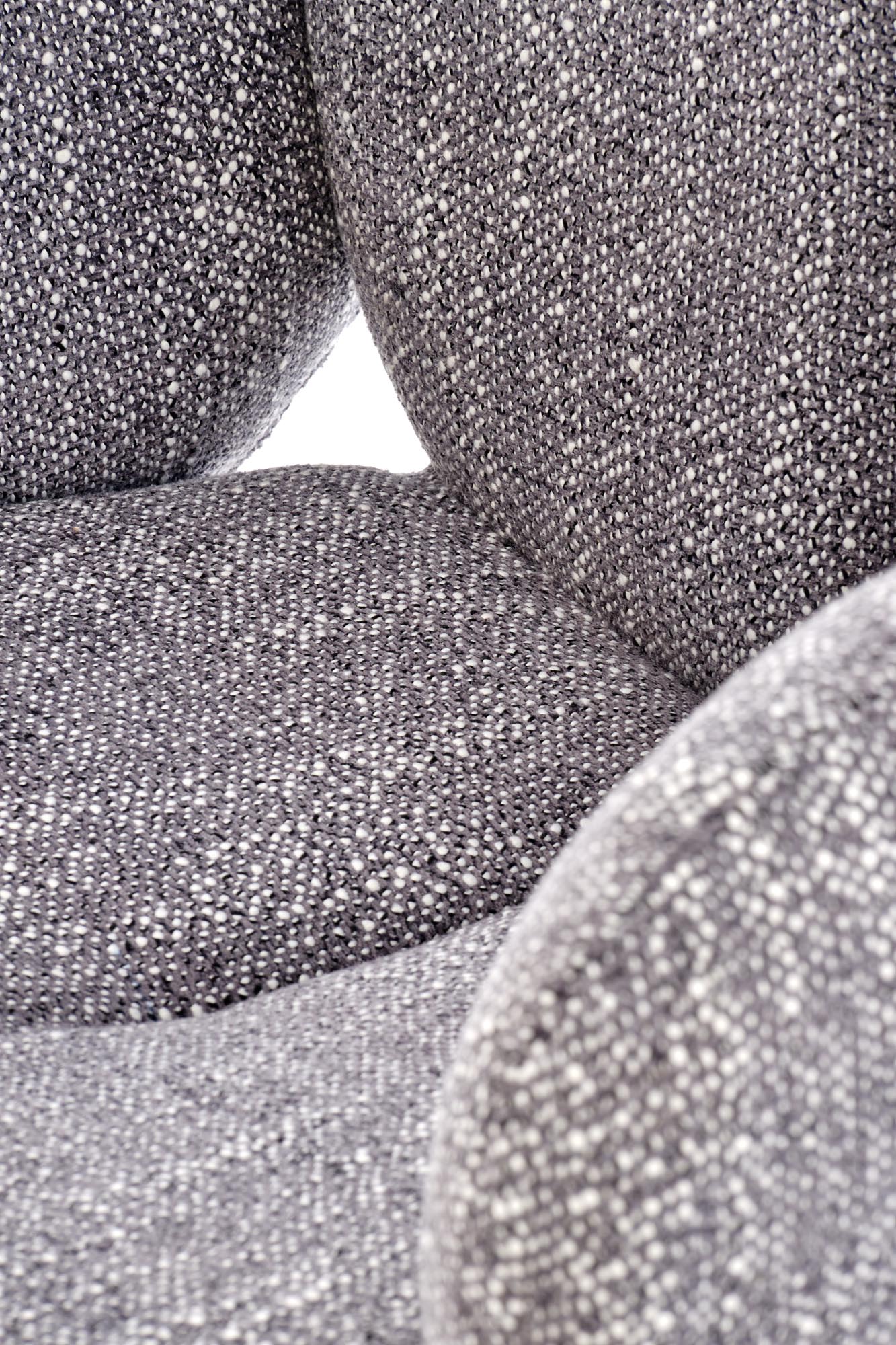 Otočná čalouněná židle Olton - šedá židle čalouněné olton obrotowe - popelavá