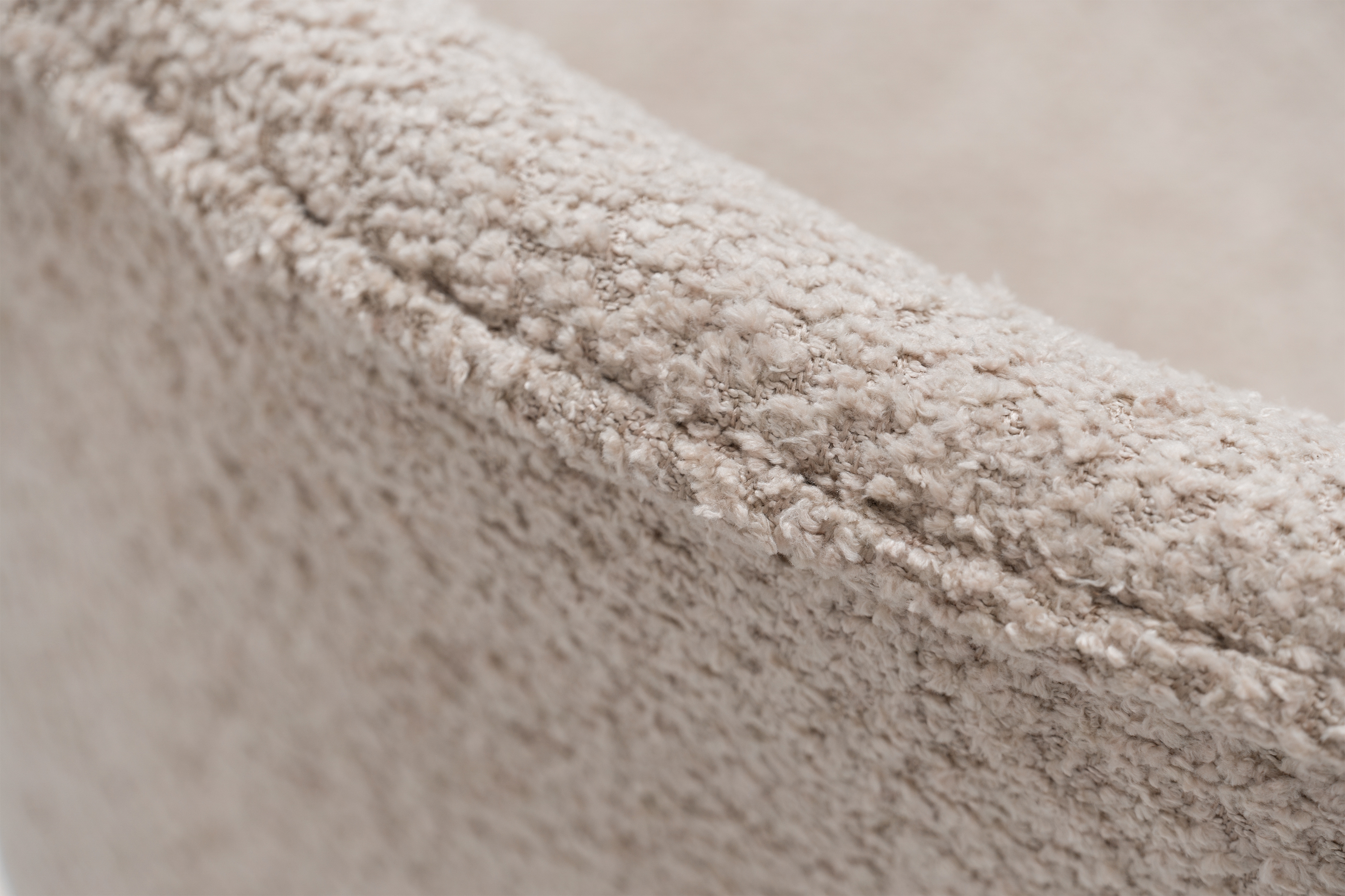 Čalouněná židle Orevi skořepinová - béžová bouclé Catch Me 02 židle čalouněné Orevi kubelkowe - béžová boucla Catch Me 02