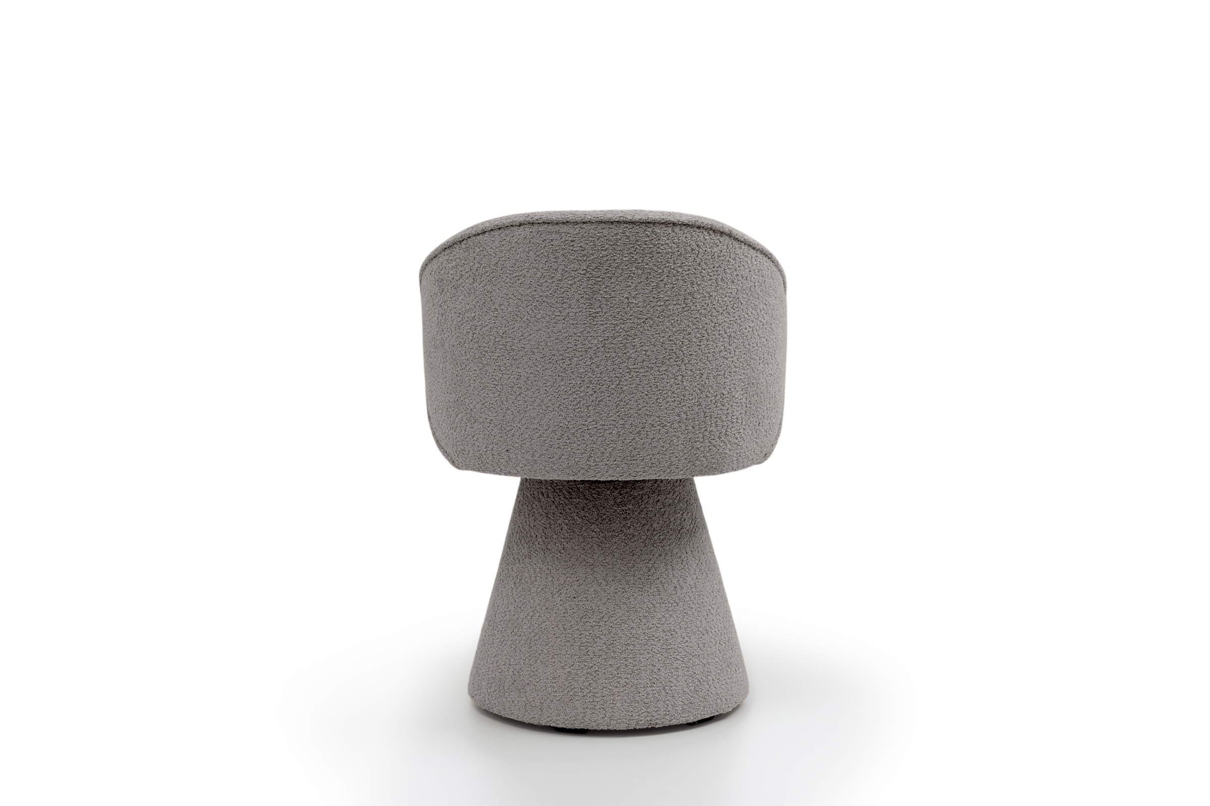 Čalouněná židle Orevi skořepinová - světle šedá bouclé Catch Me 24 židle čalouněné Orevi kubelkowe - jasna šedá boucla Catch Me 24