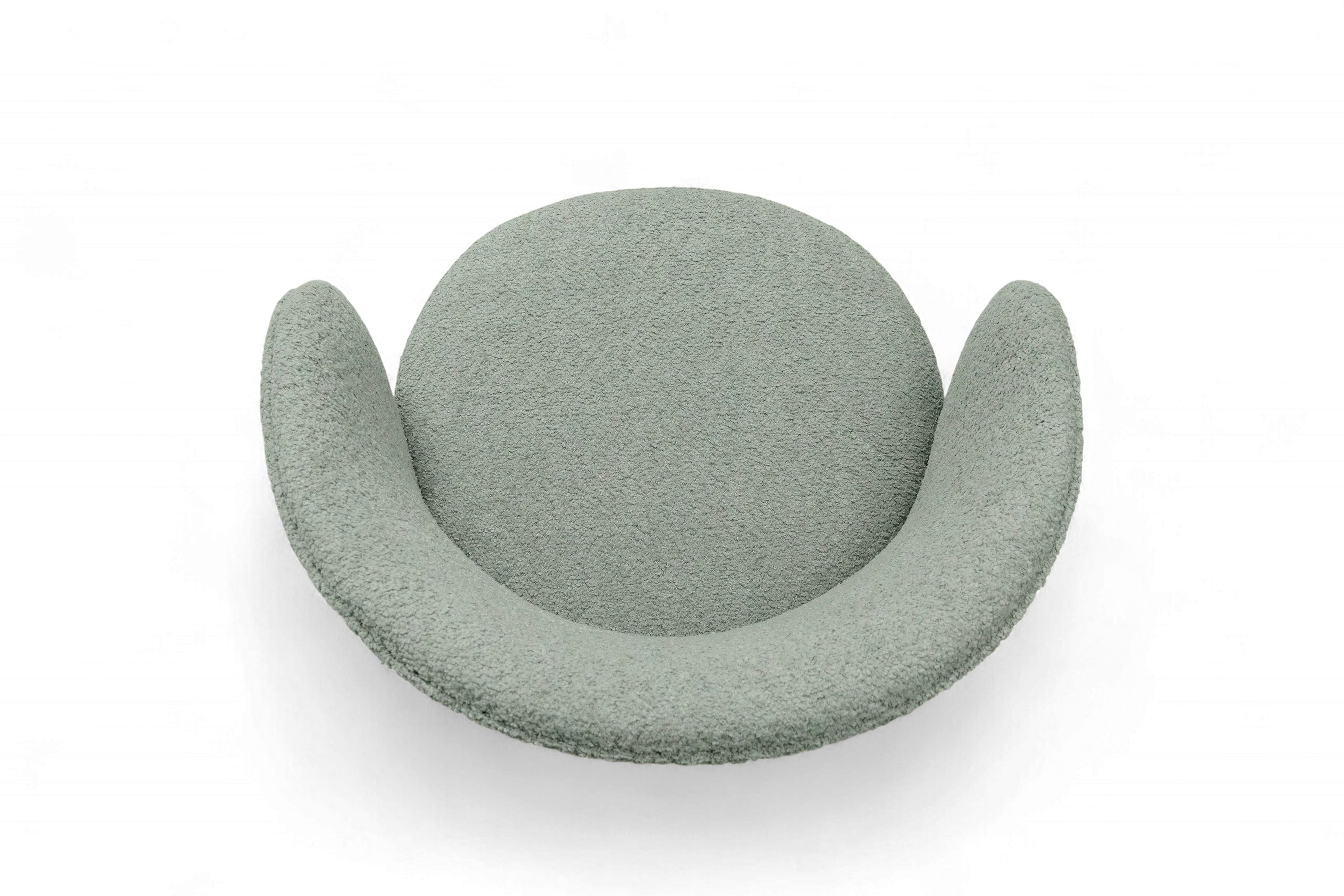 Čalouněná židle Orevi skořepinová - světle zelená bouclé Catch Me 13 židle čalouněné Orevi kubelkowe - jasna zielona boucla Catch Me 13