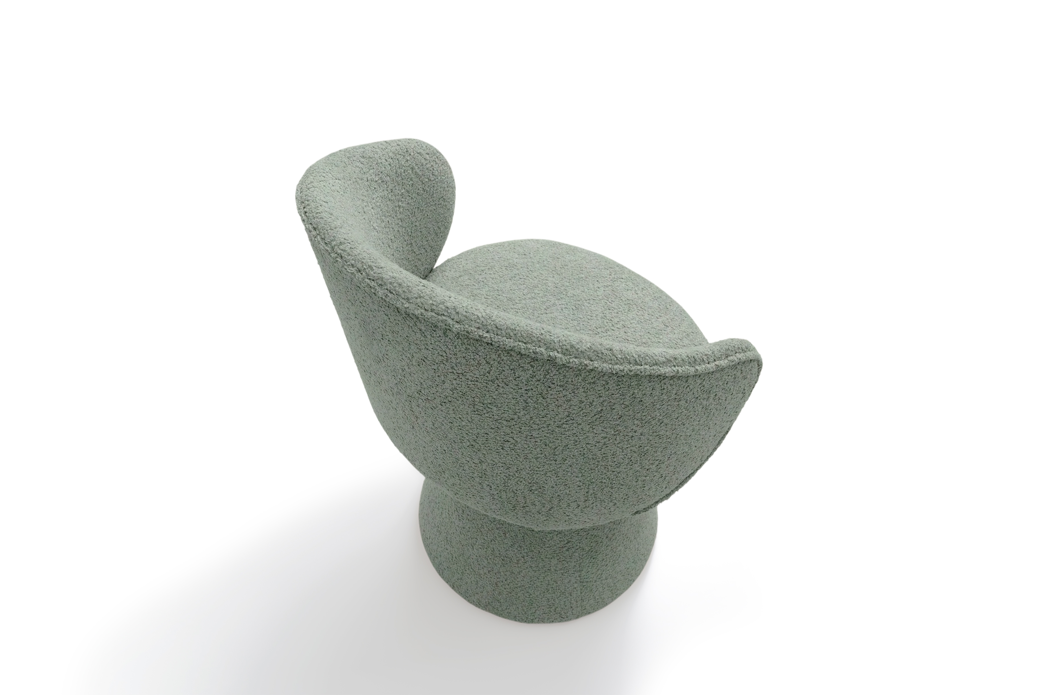 Čalouněná židle Orevi skořepinová - světle zelená bouclé Catch Me 13 židle čalouněné Orevi kubelkowe - jasna zielona boucla Catch Me 13