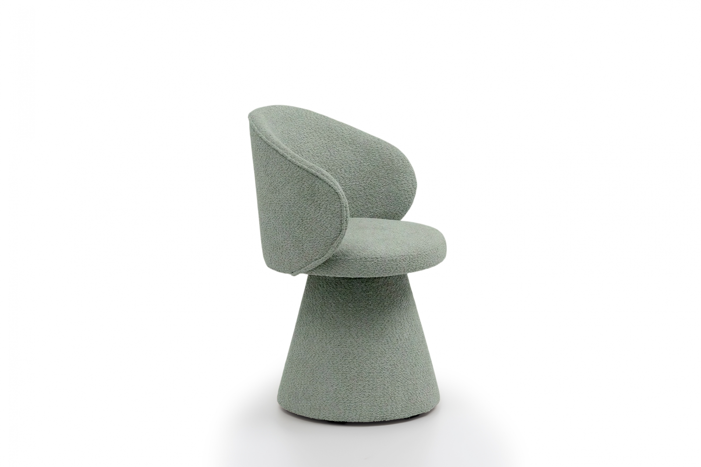 Čalouněná židle Orevi skořepinová - světle zelená bouclé Catch Me 13 židle čalouněné Orevi kubelkowe - jasna zielona boucla Catch Me 13