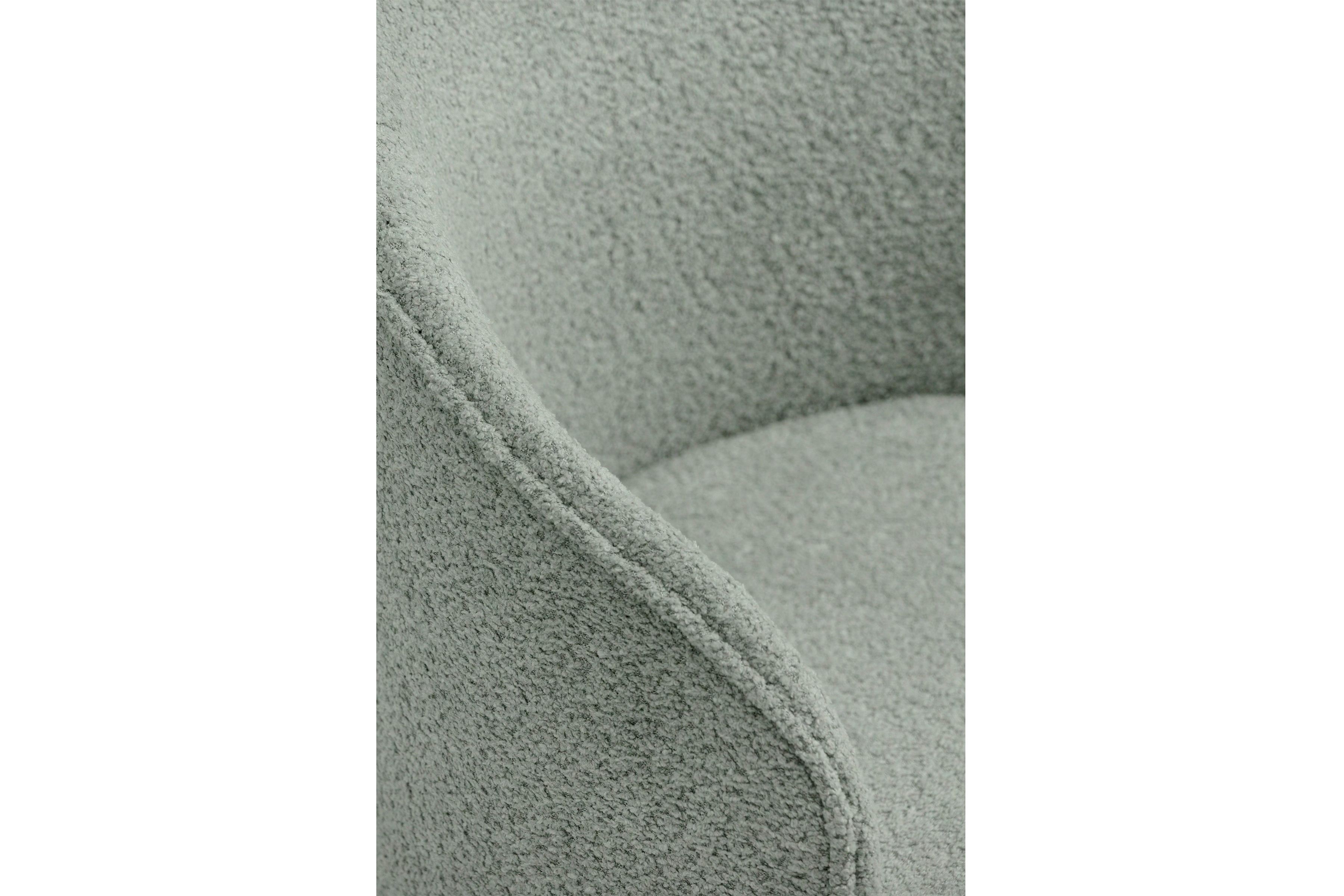 Čalouněná otočná skořepinová židle Orevi Spin - světle zelená bouclé Catch Me 13 židle čalouněné Orevi Spin kubelkowe obrotowe - jasna zielona boucla Catch Me 13