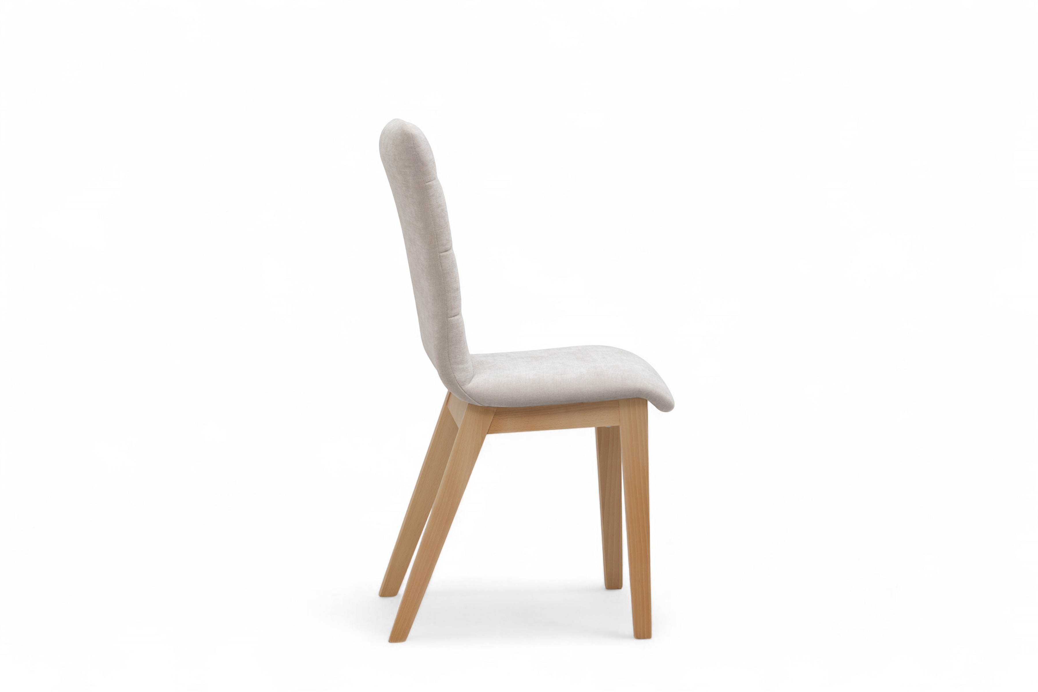 Čalouněná jídelní židle Platinum 4 - světle šedý šenil Wind 05 / nohy buk židle čalouněné Platinum 4  - světlý šedá šenil Wind 05 / Nohy buk