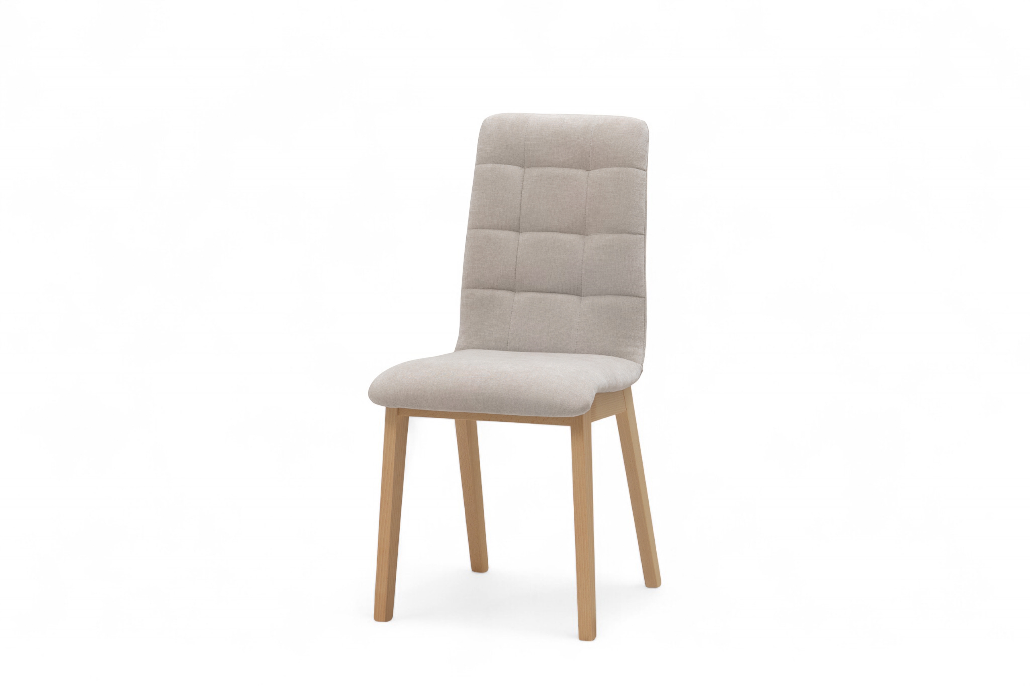 Čalouněná jídelní židle Platinum 4 - světle šedý šenil Wind 05 / nohy buk židle čalouněné Platinum 4  - světlý šedá šenil Wind 05 / Nohy buk