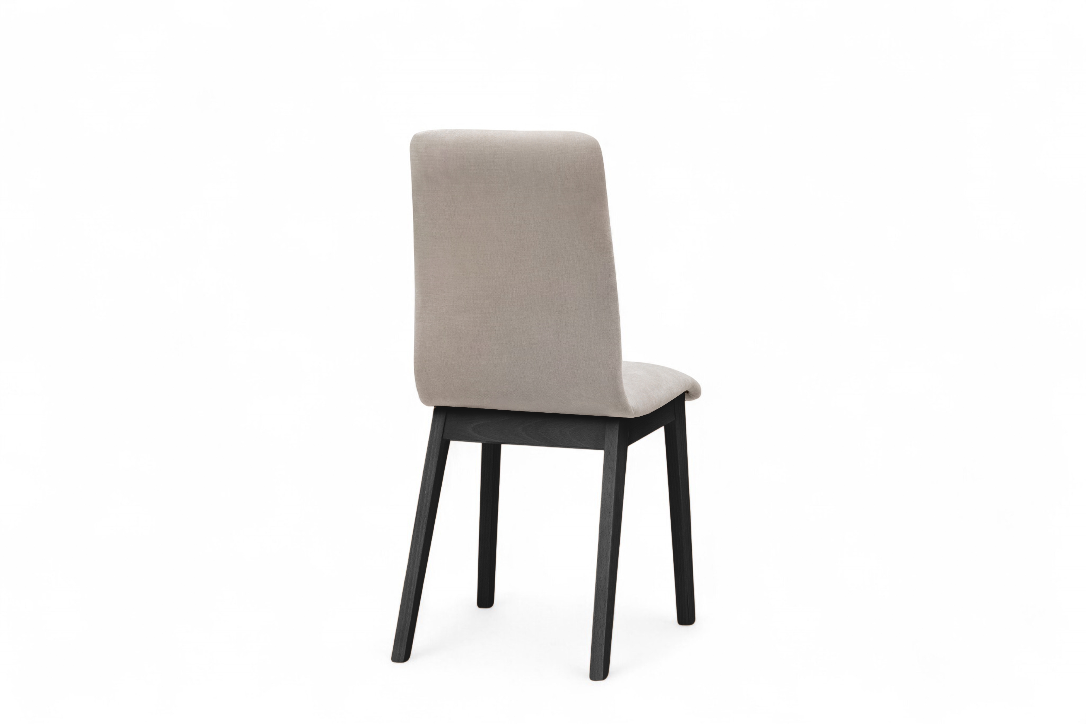 Čalouněná jídelní židle Platinum 4 - světle šedý šenil Wind 05 / černé nohy židle čalouněné Platinum 4  - světlý šedá šenil Wind 05 / Nohy černá