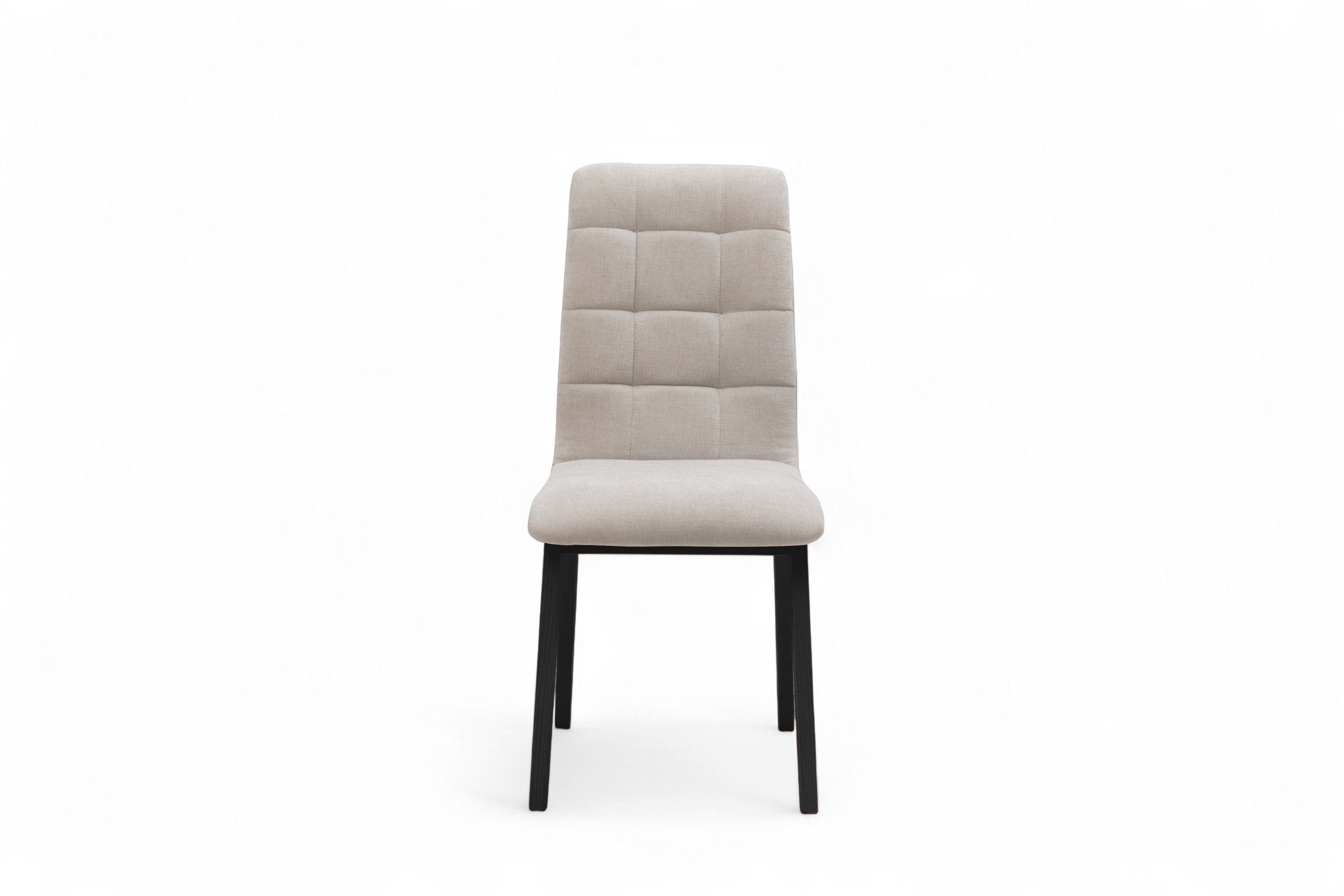 Čalouněná jídelní židle Platinum 4 - světle šedý šenil Wind 05 / černé nohy židle čalouněné Platinum 4  - světlý šedá šenil Wind 05 / Nohy černá