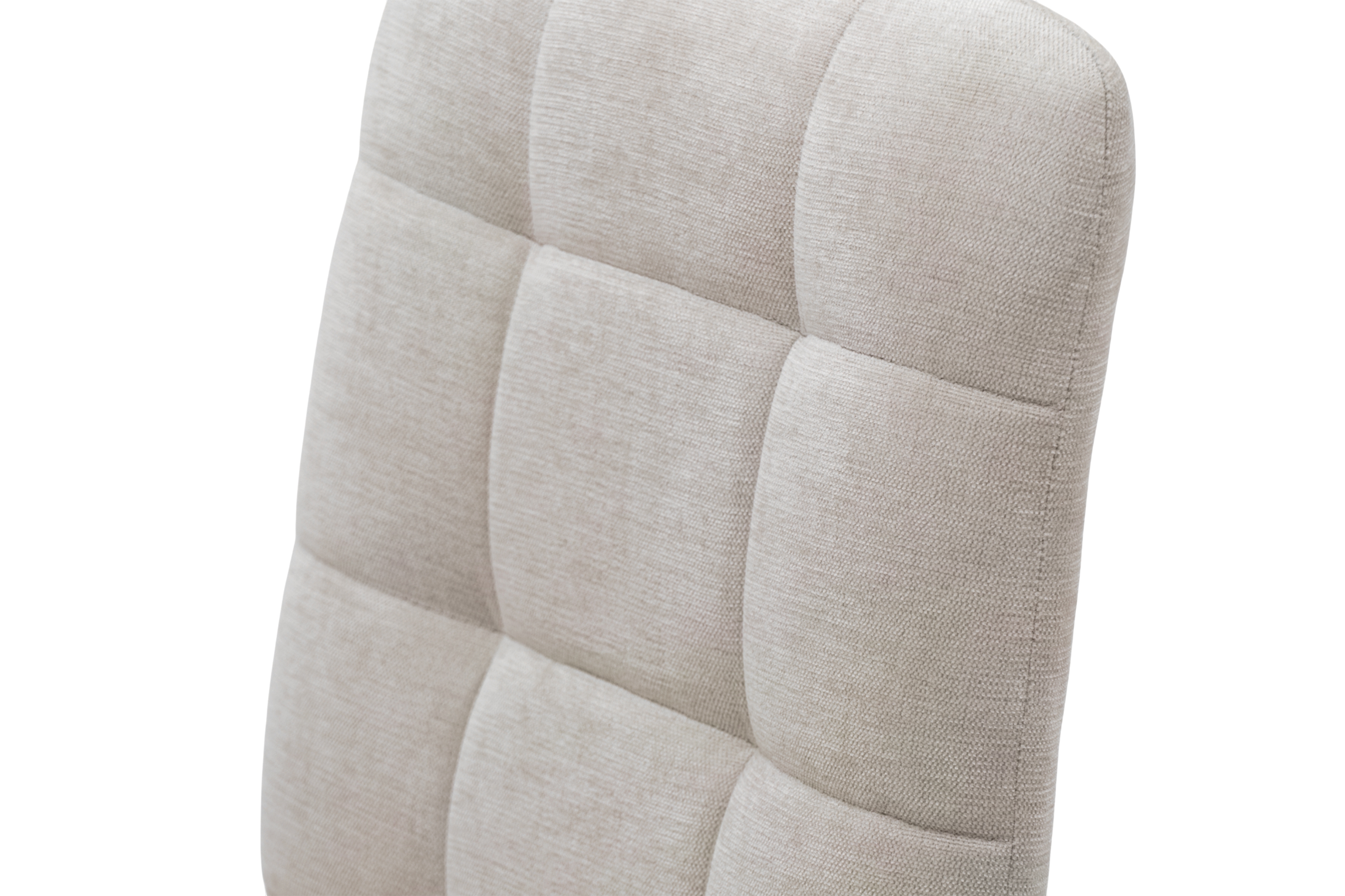 Čalouněná jídelní židle Platinum 4 - světle šedý šenil Wind 05 / černé nohy židle čalouněné Platinum 4  - světlý šedá šenil Wind 05 / Nohy černá