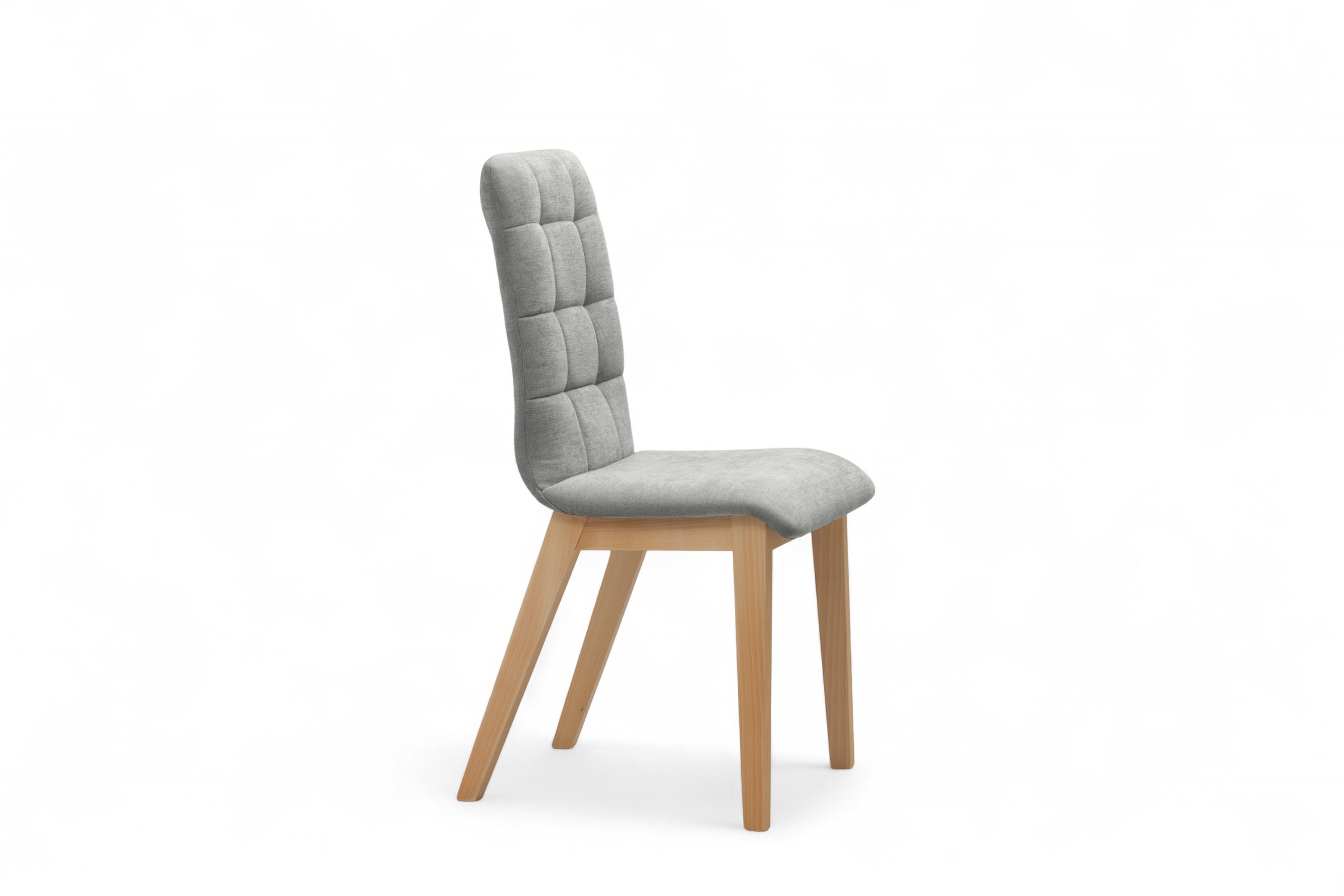 Čalouněná jídelní židle Platinum 4 - šedý šenil Wind 90 / nohy buk židle čalouněné Platinum 4  - šedá šenil Wind 90 / Nohy buk