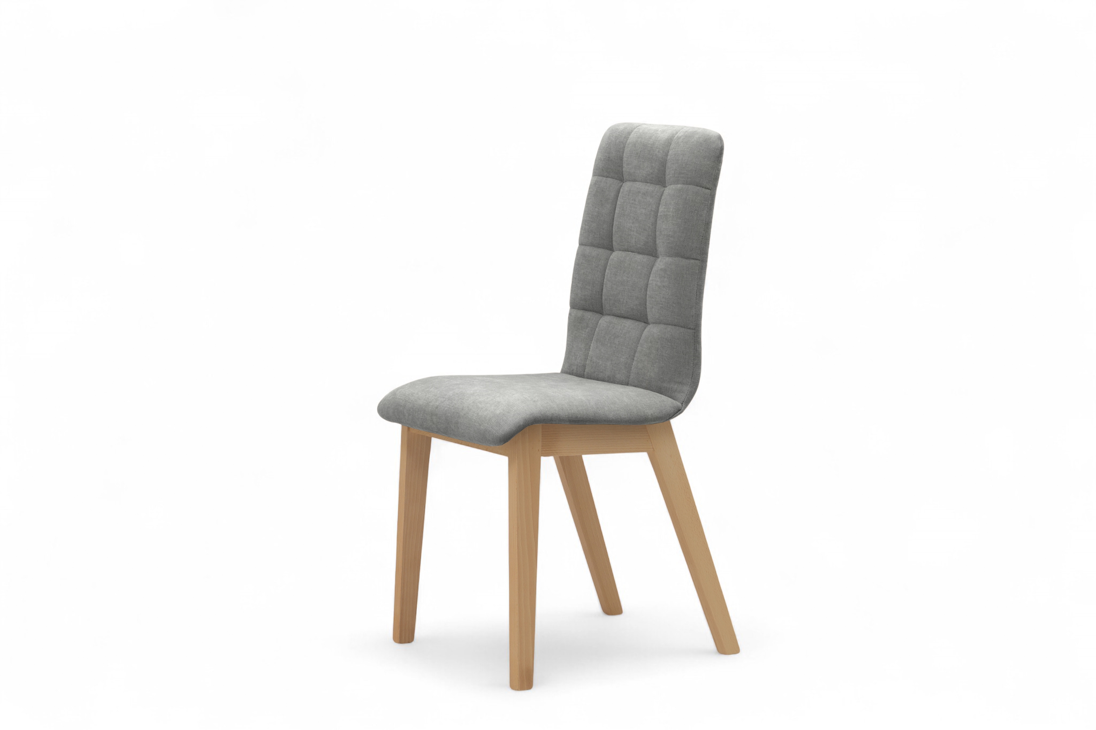 Čalouněná jídelní židle Platinum 4 - šedý šenil Wind 90 / nohy buk židle čalouněné Platinum 4  - šedá šenil Wind 90 / Nohy buk