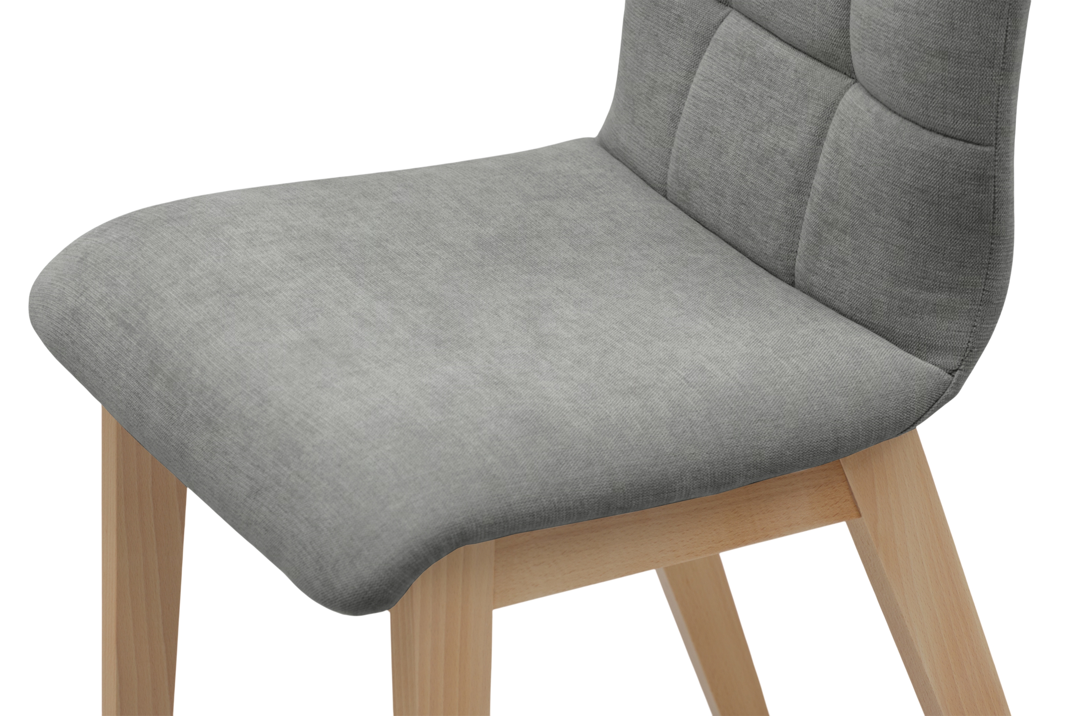 Čalouněná jídelní židle Platinum 4 - šedý šenil Wind 90 / nohy buk židle čalouněné Platinum 4  - šedá šenil Wind 90 / Nohy buk