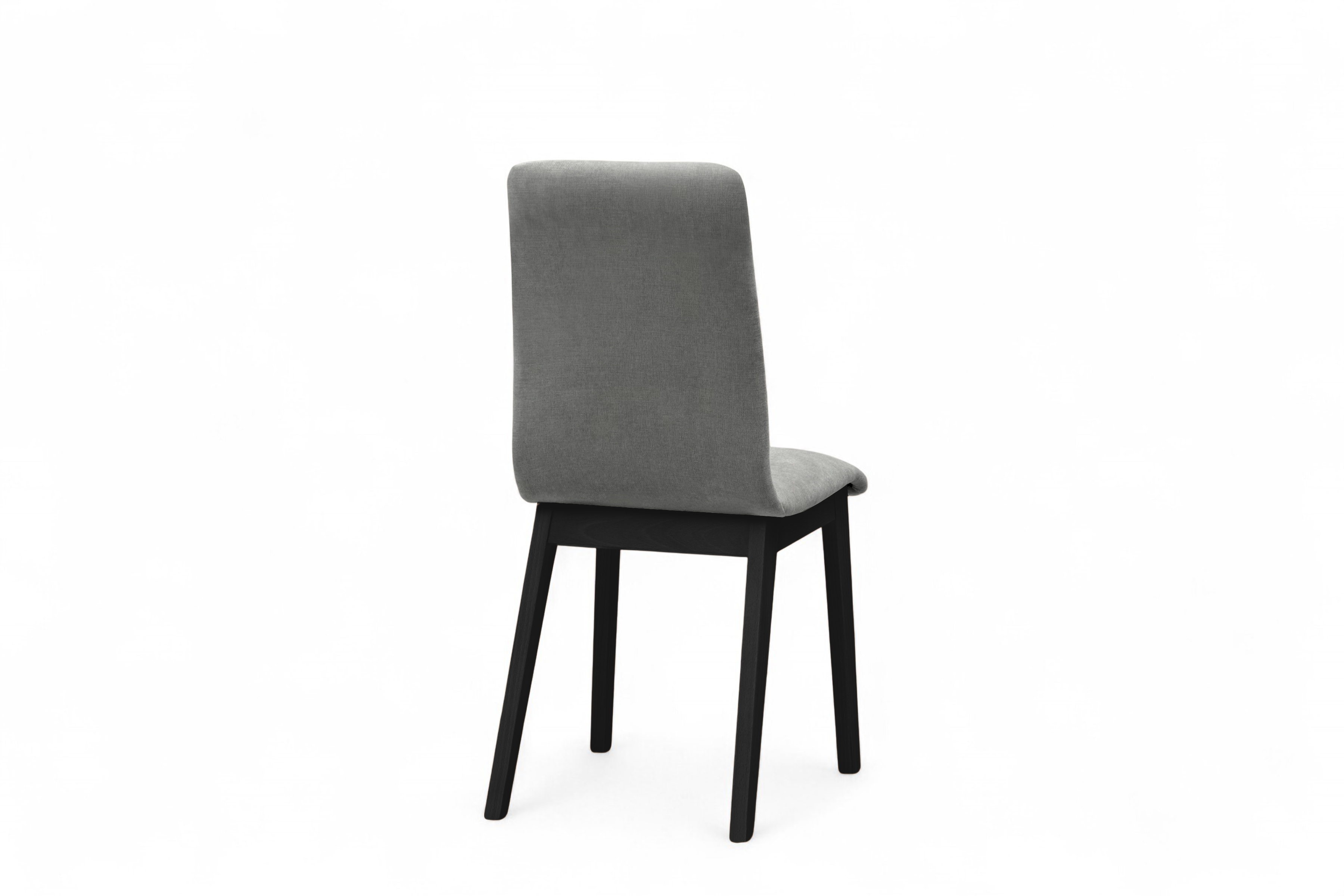 Čalouněná jídelní židle Platinum 4 - šedý šenil Wind 90 / černé nohy židle čalouněné Platinum 4  - šedá šenil Wind 90 / Nohy černá