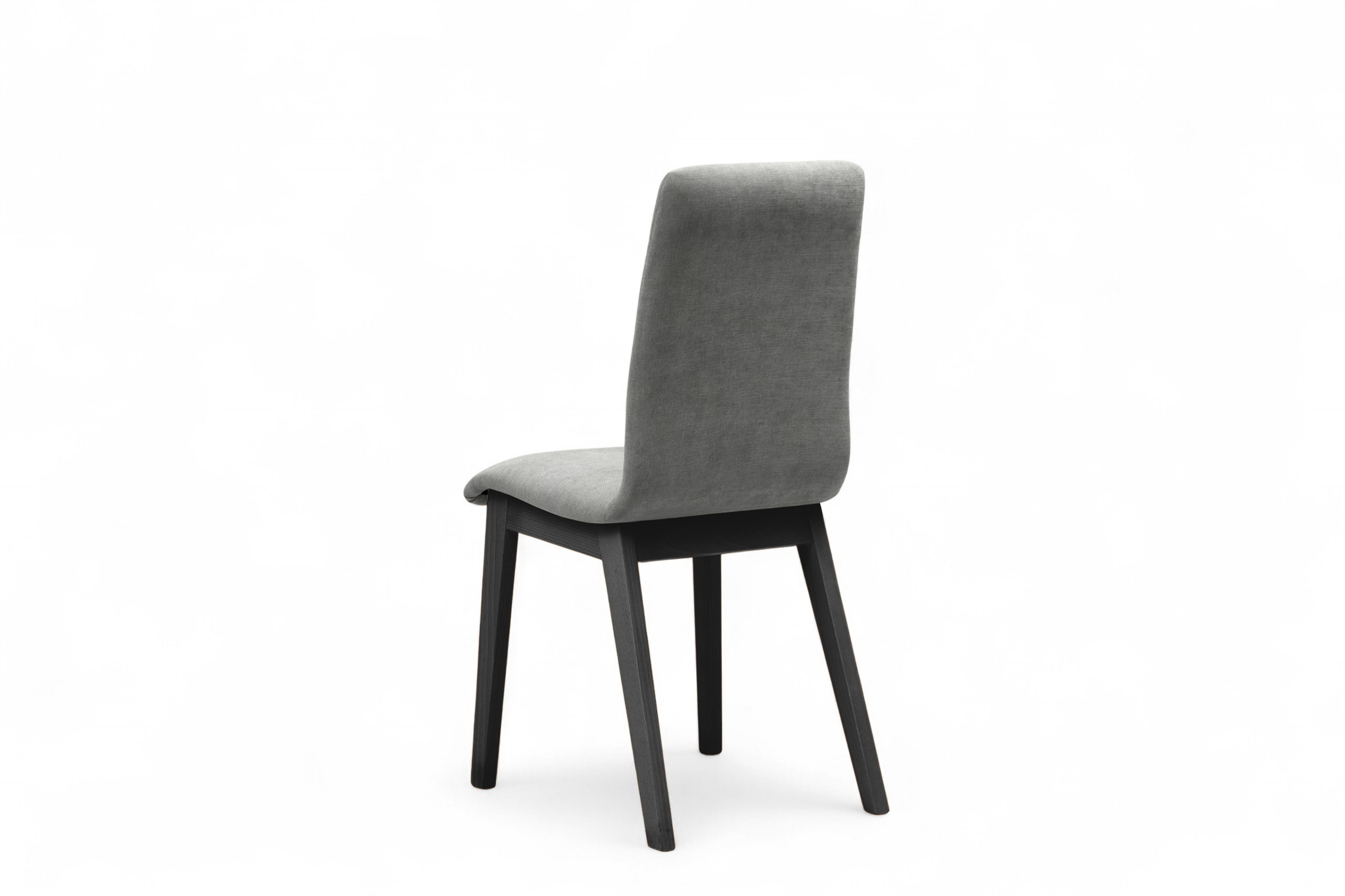 Čalouněná jídelní židle Platinum 4 - šedý šenil Wind 90 / černé nohy židle čalouněné Platinum 4  - šedá šenil Wind 90 / Nohy černá