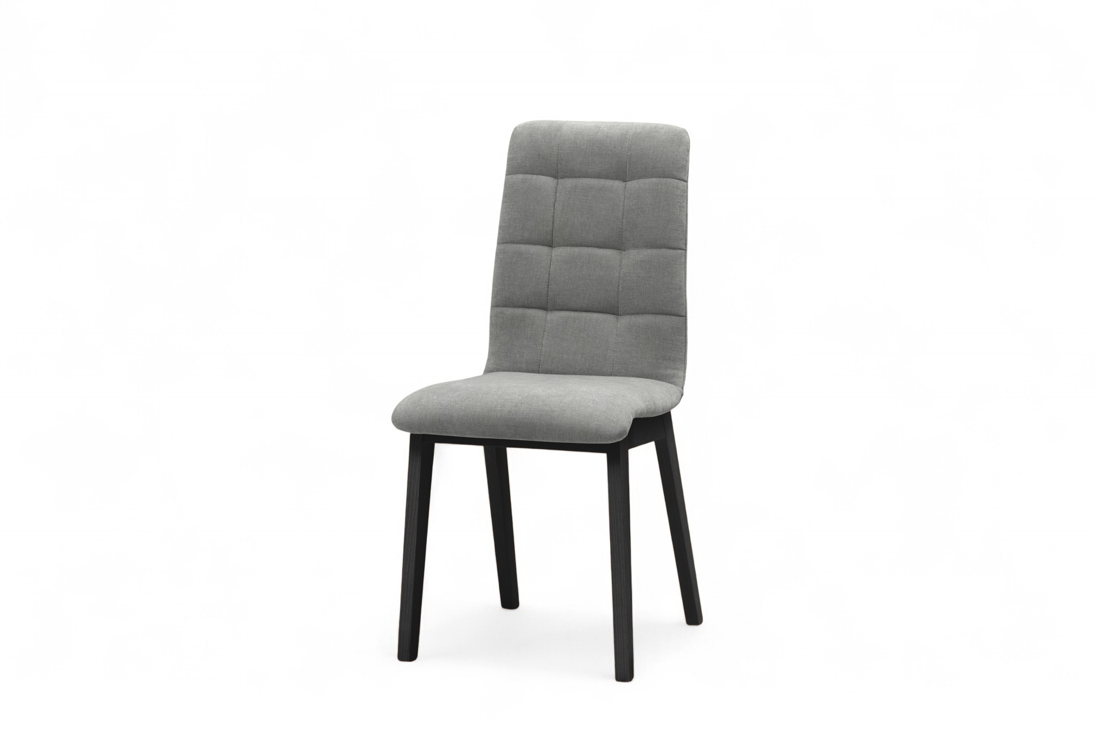 Čalouněná jídelní židle Platinum 4 - šedý šenil Wind 90 / černé nohy židle čalouněné Platinum 4  - šedá šenil Wind 90 / Nohy černá