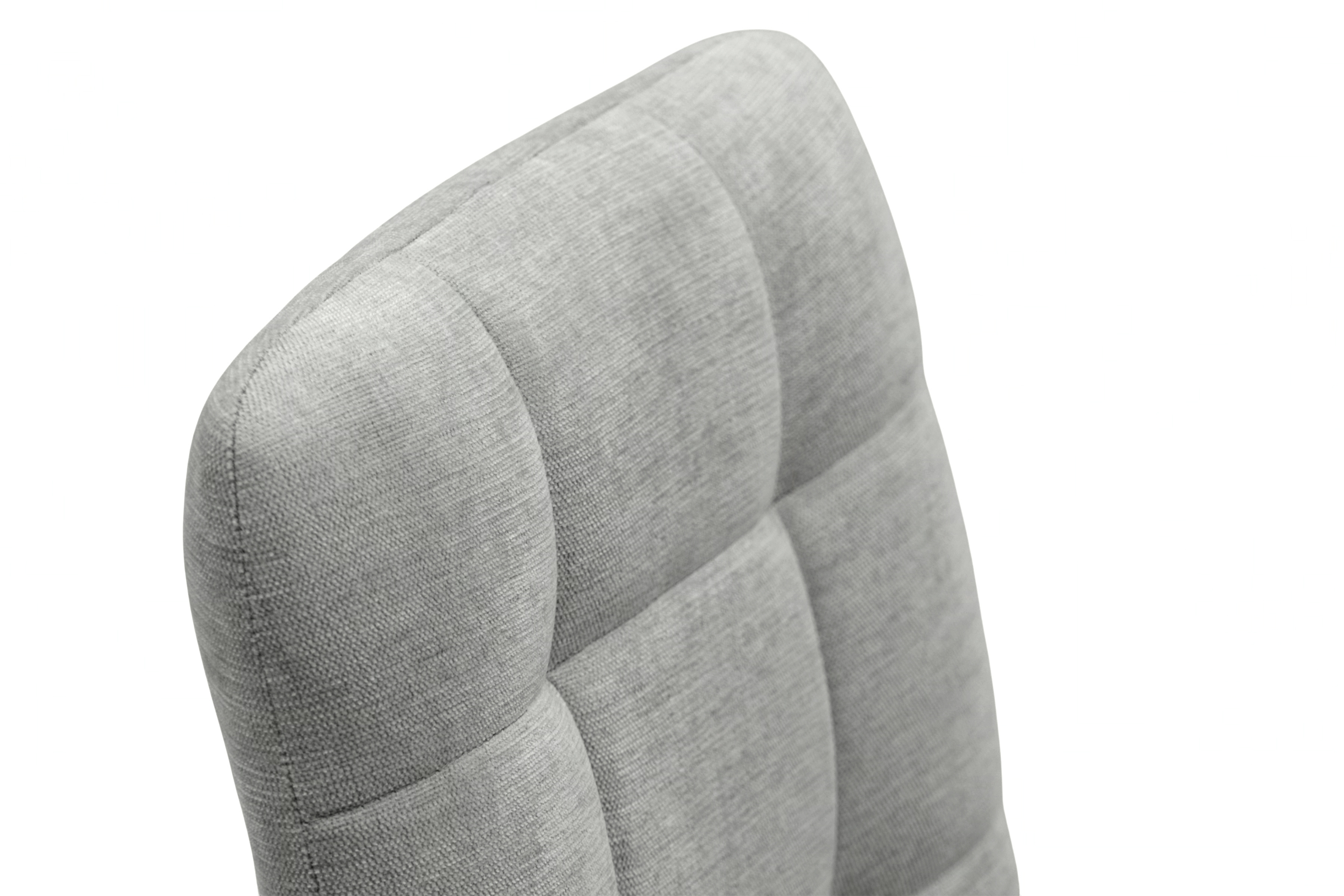 Čalouněná jídelní židle Platinum 4 - šedý šenil Wind 90 / černé nohy židle čalouněné Platinum 4  - šedá šenil Wind 90 / Nohy černá