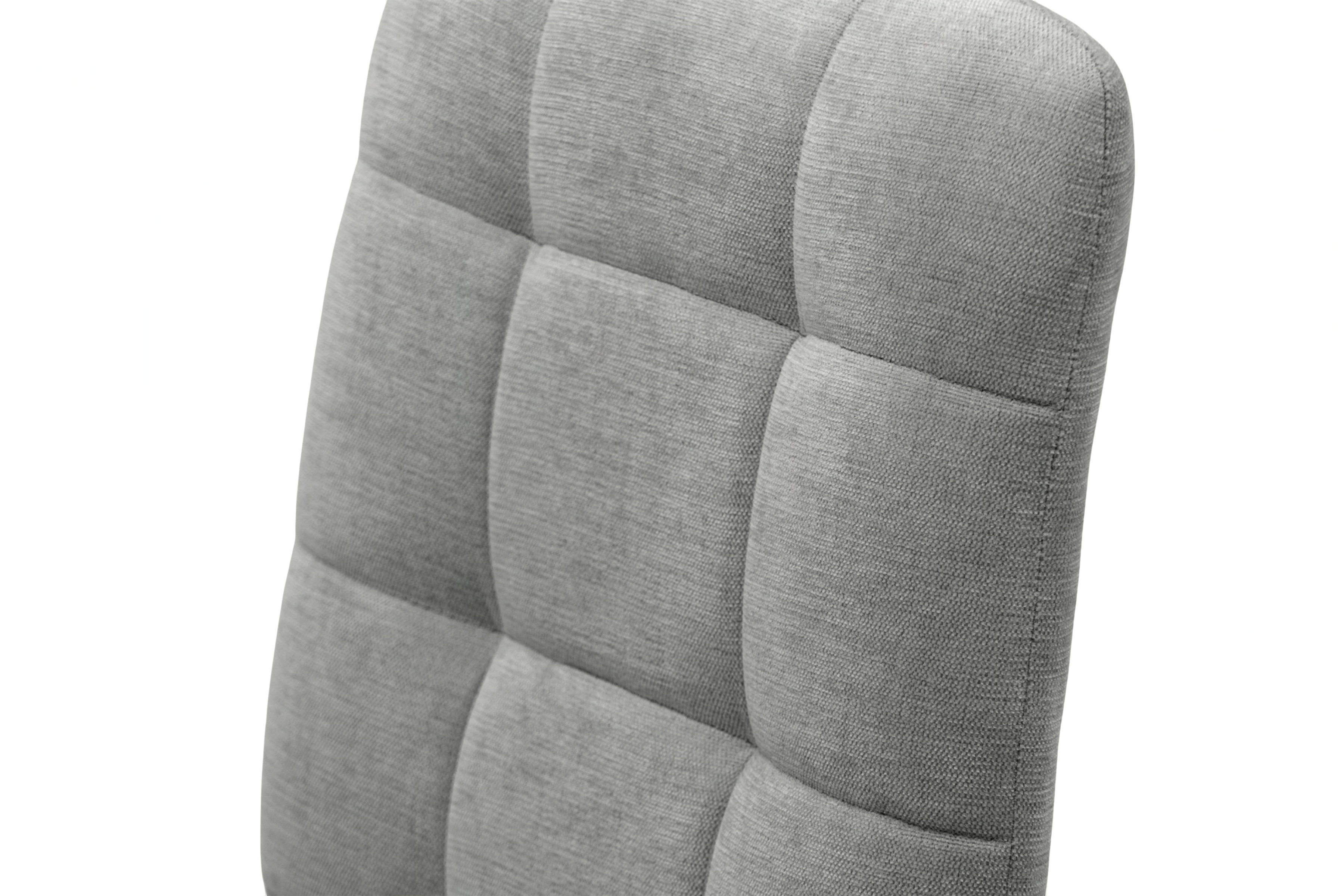 Čalouněná jídelní židle Platinum 4 - šedý šenil Wind 90 / černé nohy židle čalouněné Platinum 4  - šedá šenil Wind 90 / Nohy černá