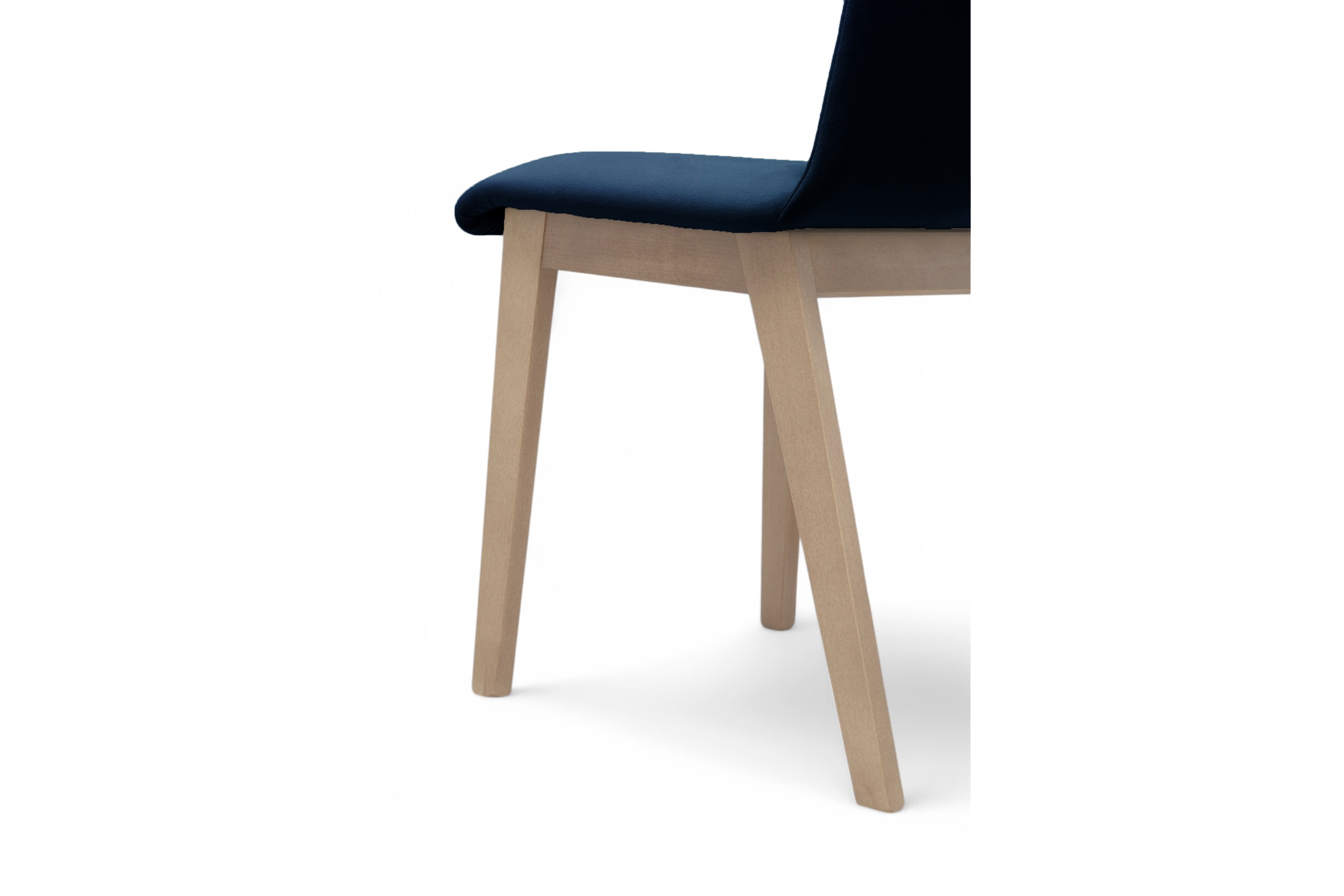 Jedálenská stolička Platinum 4 – tmavomodrý velúr Salvador 5 / buk Stolička čalúnená Platinum 4 - granat Salvador 05 / nožičky buk