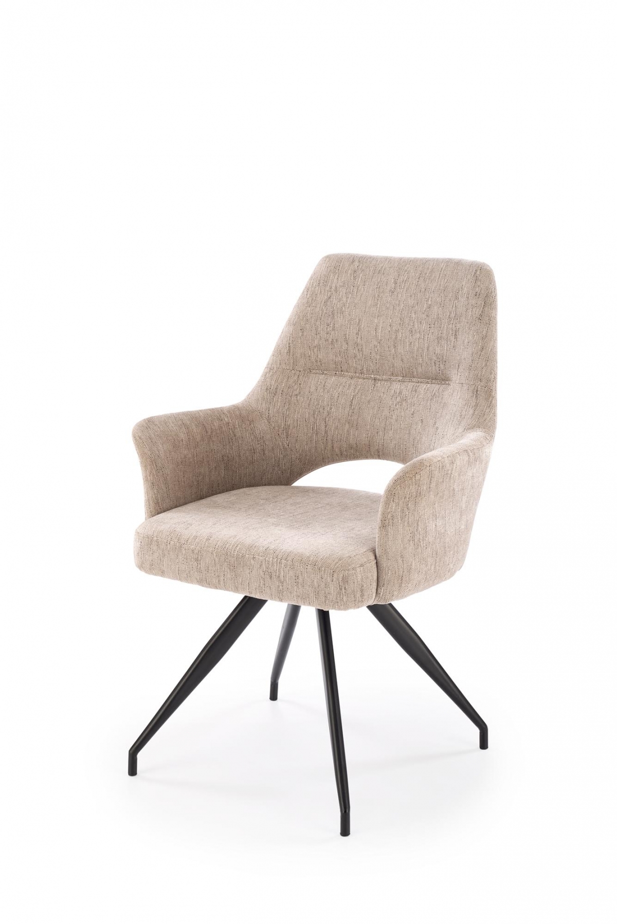 Otočné čalouněné křeslo Rivo - béžová Odin 28 židle čalouněné Rivo obrotowe - šenil béžová Odin 28