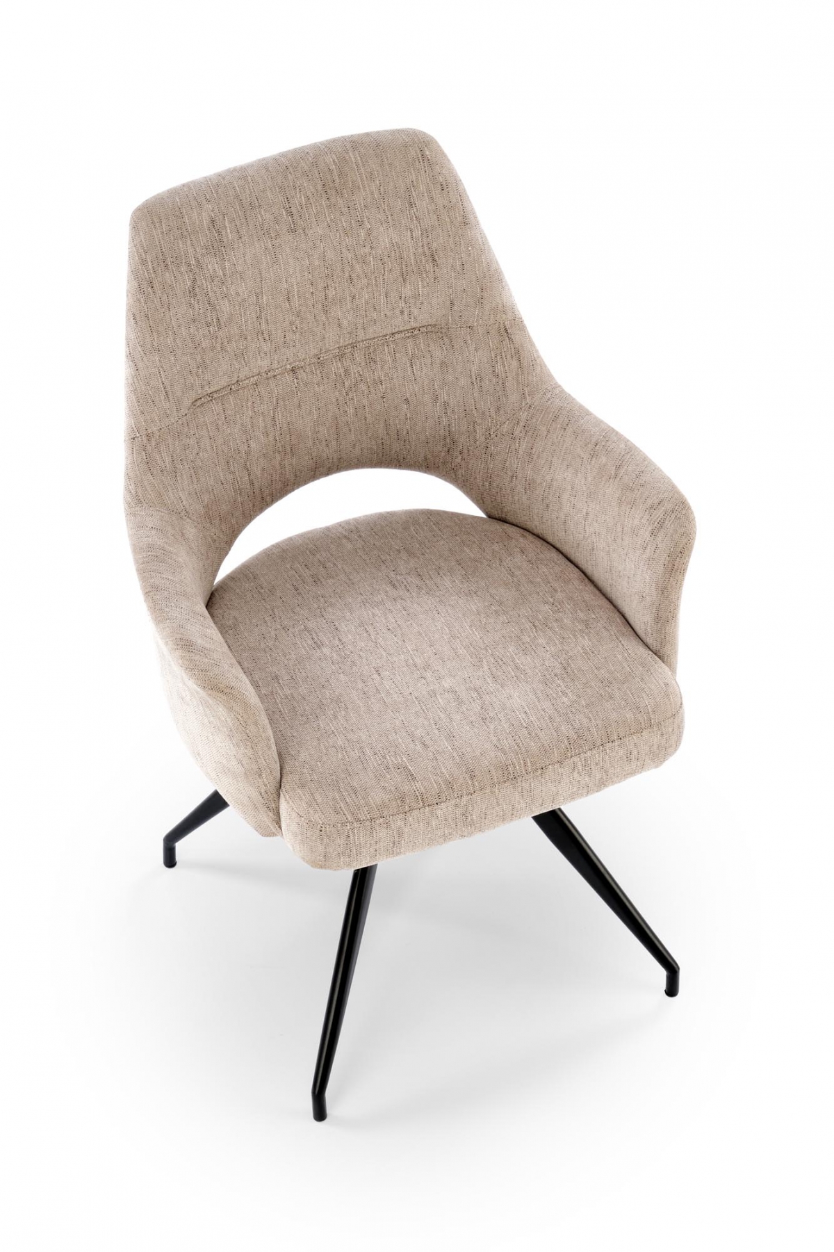 Otočné čalouněné křeslo Rivo - béžová Odin 28 židle čalouněné Rivo obrotowe - šenil béžová Odin 28