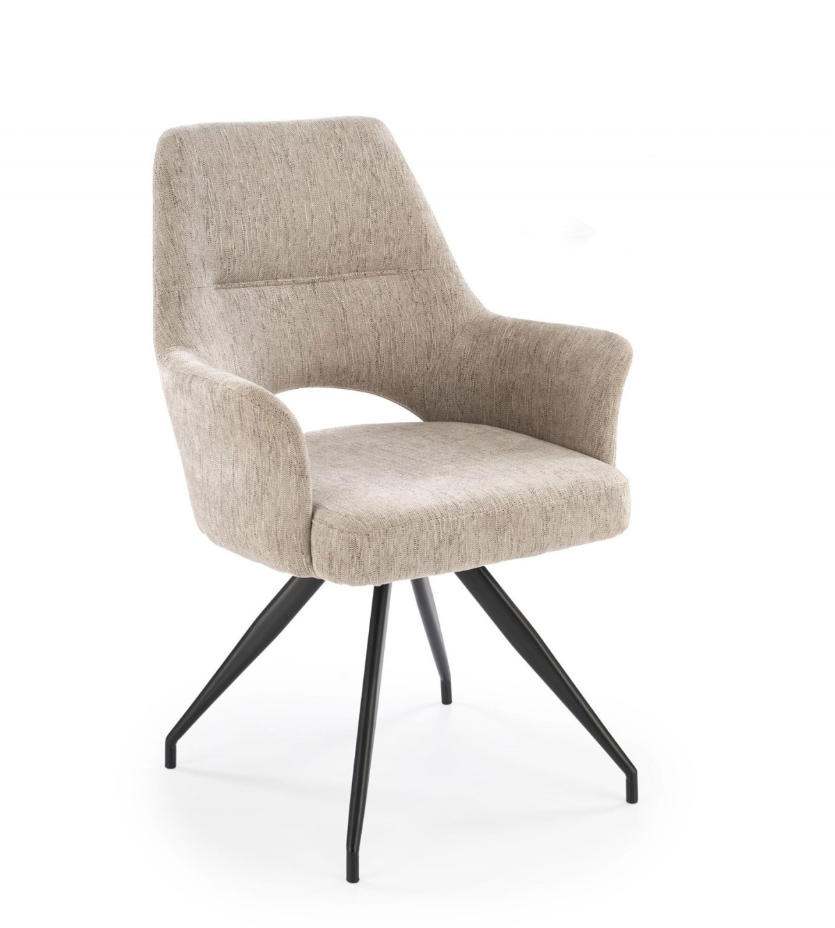 Otočné čalouněné křeslo Rivo - béžová Odin 28 židle čalouněné Rivo obrotowe - šenil béžová Odin 28