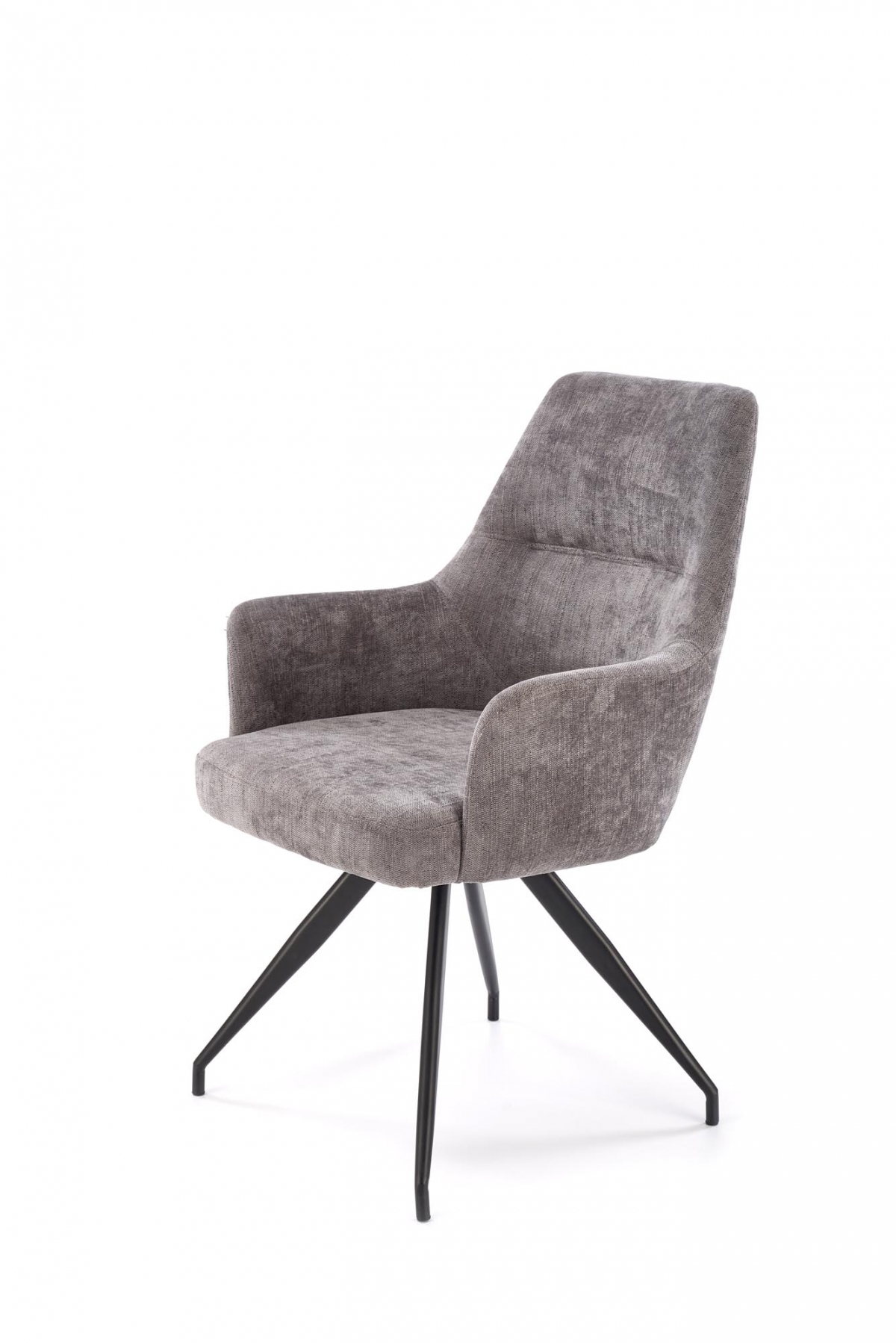 Otočné čalouněné křeslo Rivo - šedá Odin 15 židle čalouněné Rivo obrotowe - šenil popelavá Odin 15