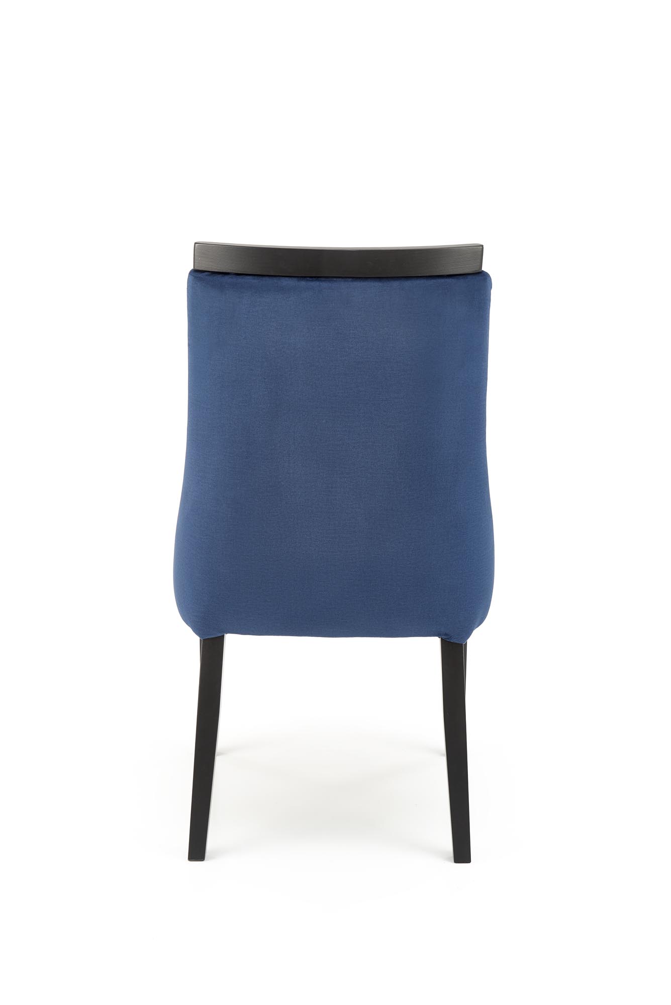 Scaun tapițat ROYAL - Negru / tap: MONOLITH 77 (albastru) Židle čalouněné royal - Černý / Námořnická modrá