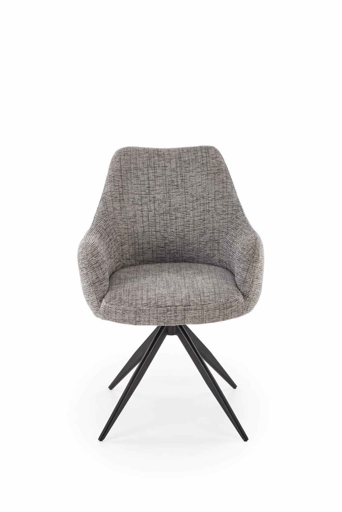 Otočná čalouněná židle Volaro - šedá / černé nožky židle čalouněné Volaro obrotowe - popelavá / Nohy černá