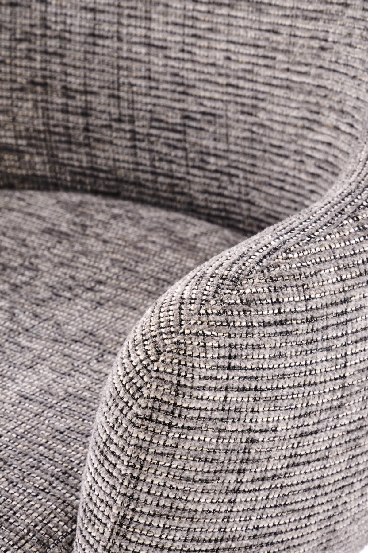 Otočná čalouněná židle Volaro - šedá / černé nožky židle čalouněné Volaro obrotowe - popelavá / Nohy černá