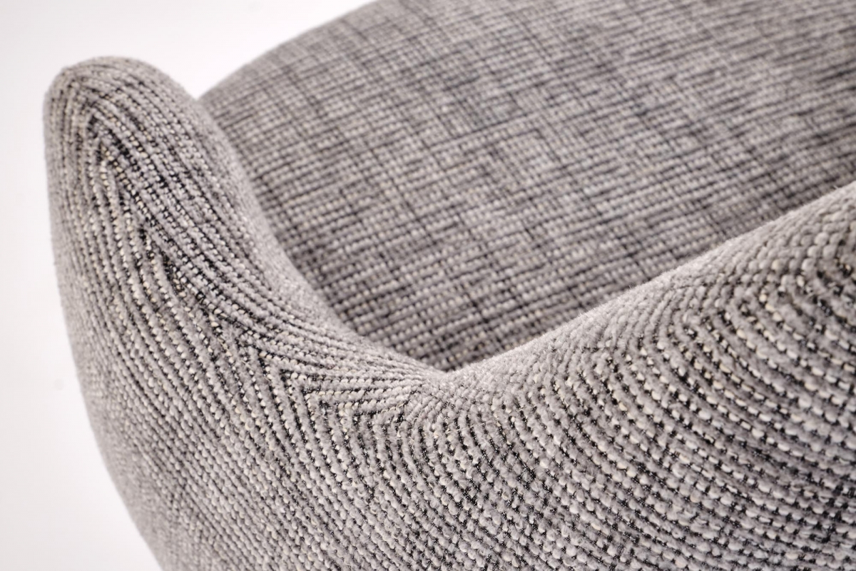 Otočná čalouněná židle Volaro - šedá / černé nožky židle čalouněné Volaro obrotowe - popelavá / Nohy černá