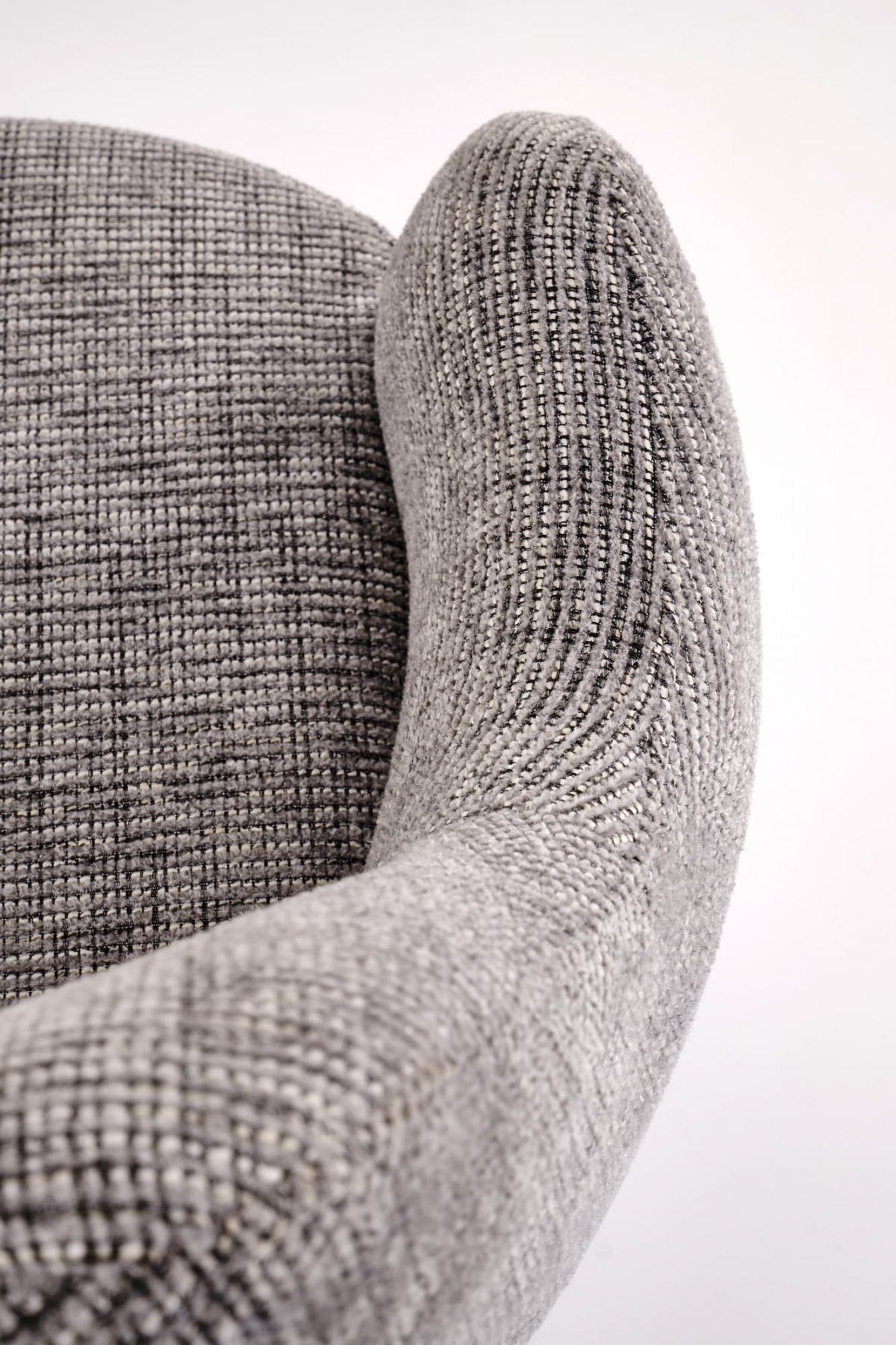 Otočná čalouněná židle Volaro - šedá / černé nožky židle čalouněné Volaro obrotowe - popelavá / Nohy černá