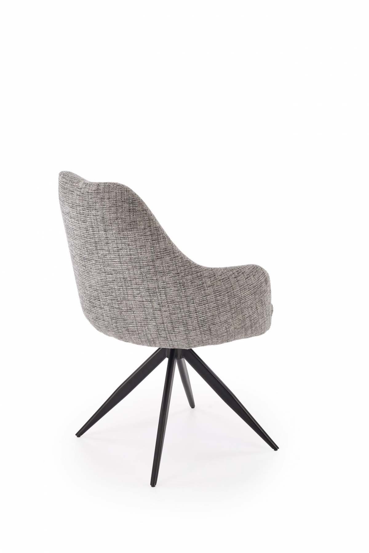 Otočná čalouněná židle Volaro - šedá / černé nožky židle čalouněné Volaro obrotowe - popelavá / Nohy černá