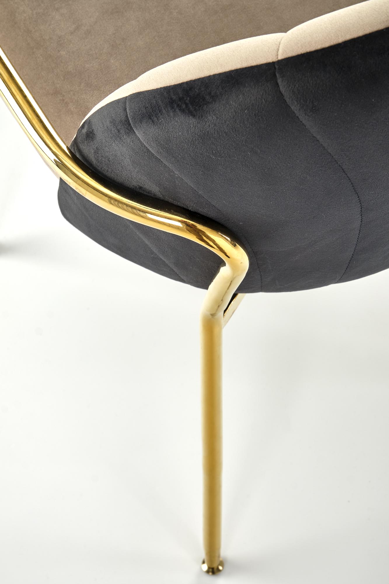 K500 Židle béžový / Fekete Židle čalouněné z podlokietnikami k500 - béžový / Fekete