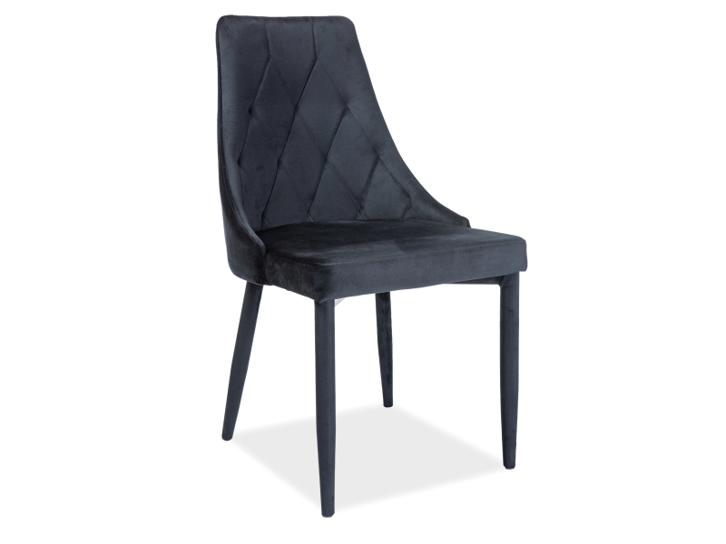 Židle Trix Velvet - Černý Bluvel 19 židle trix velvet Černý bluvel19