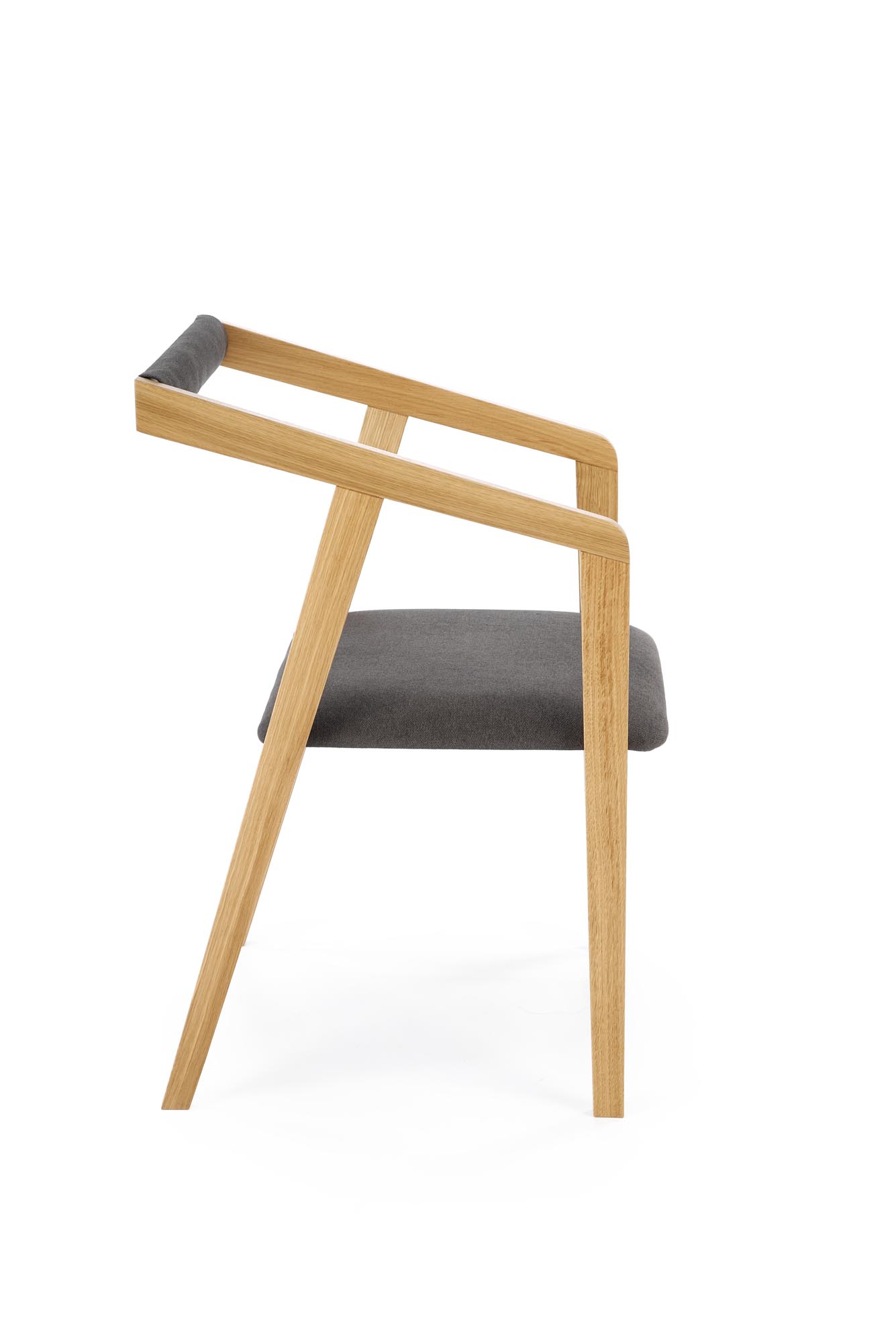 AZUL 2 Židle Dub přírodní / tap. popel (1p=2szt) Židle s čalouněným siedziskeim azul 2 - Dub přírodní / popel