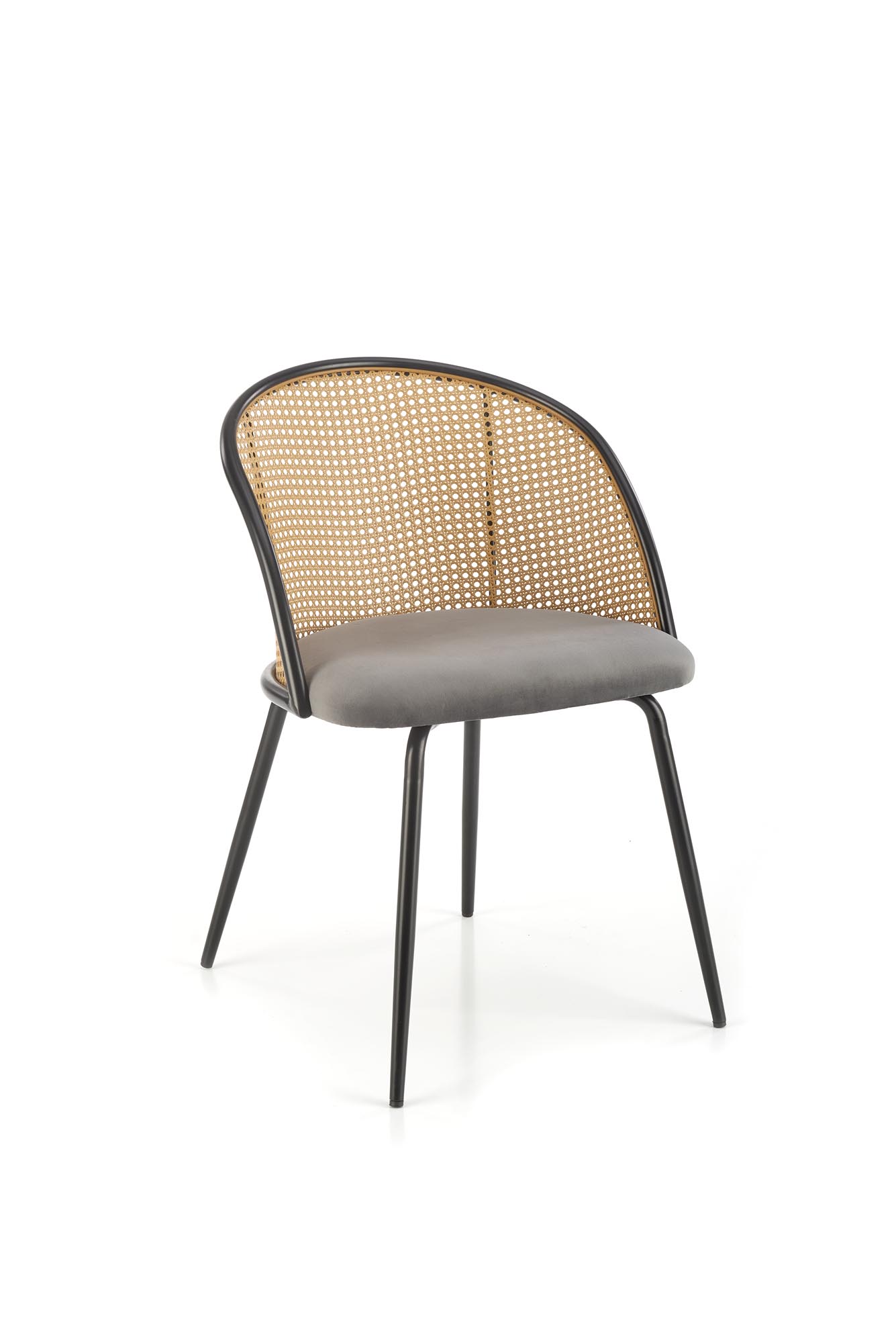 K508 Židle Popelový Židle s čalouněným sedákem k508 - Popelový