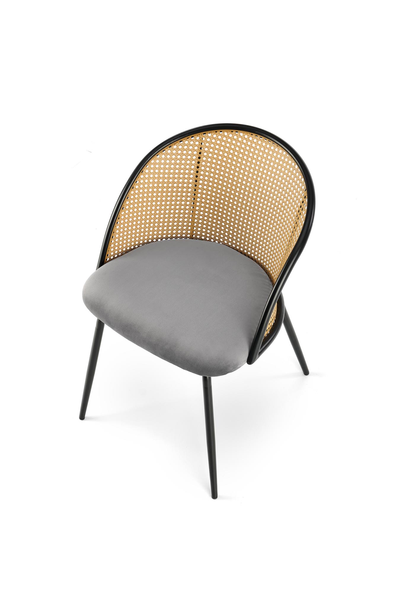 K508 Židle Popelový Židle s čalouněným sedákem k508 - Popelový