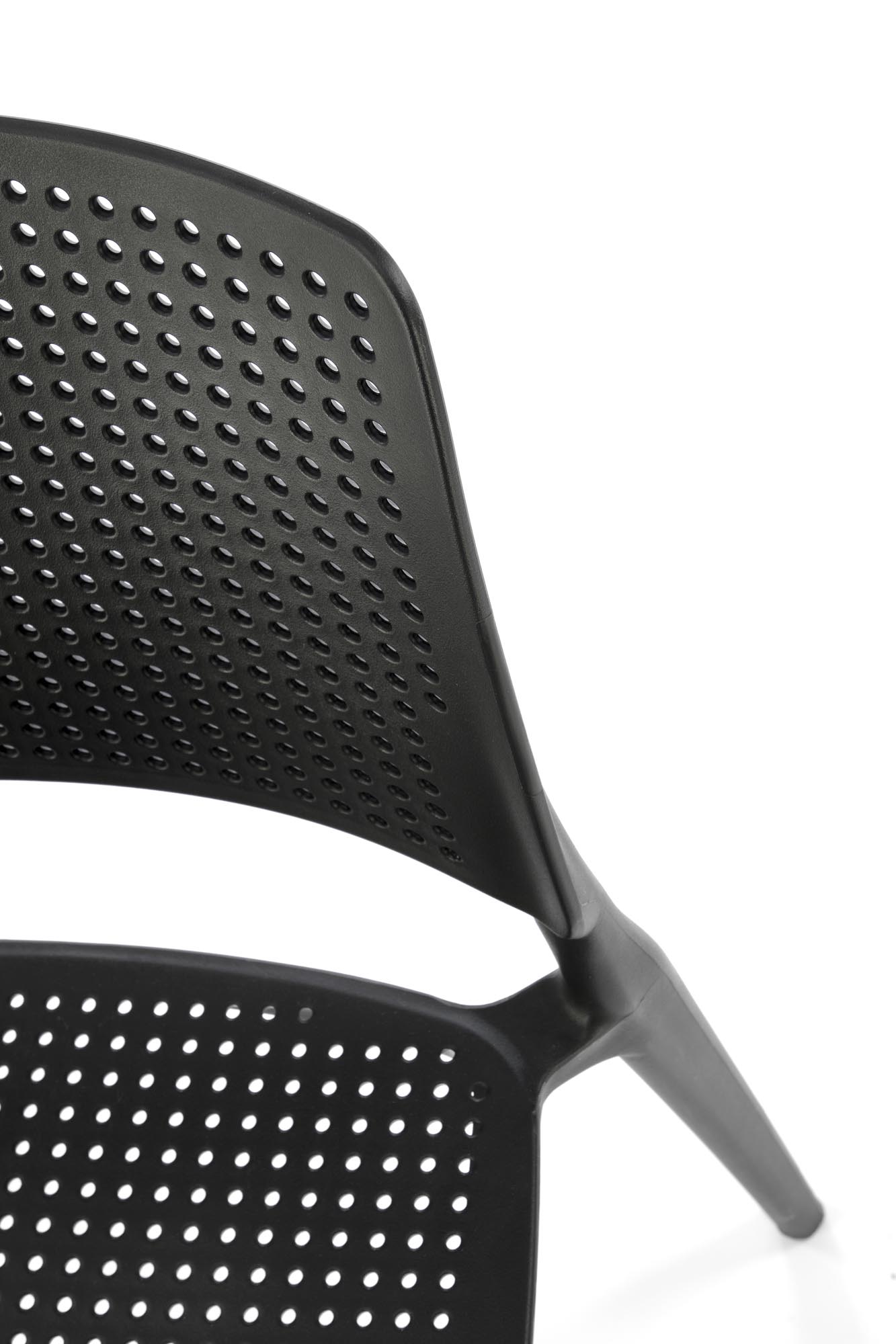 K514 Židle Černý (1p=4szt) židle z tworzywa k514 - Černý