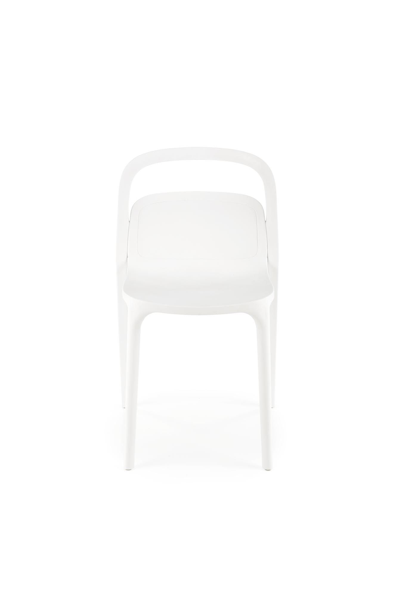 K490 Židle plastik Bílý (1p=4szt) Židle z tworzywa sztucznego k490 - Bílý