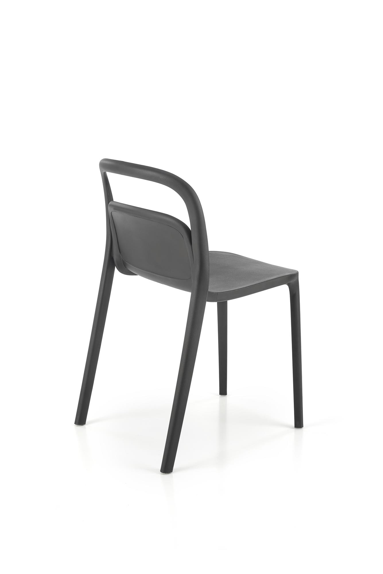 K490 Židle plastik Fekete(1p=4szt) Židle z tworzywa sztucznego k490 - Fekete
