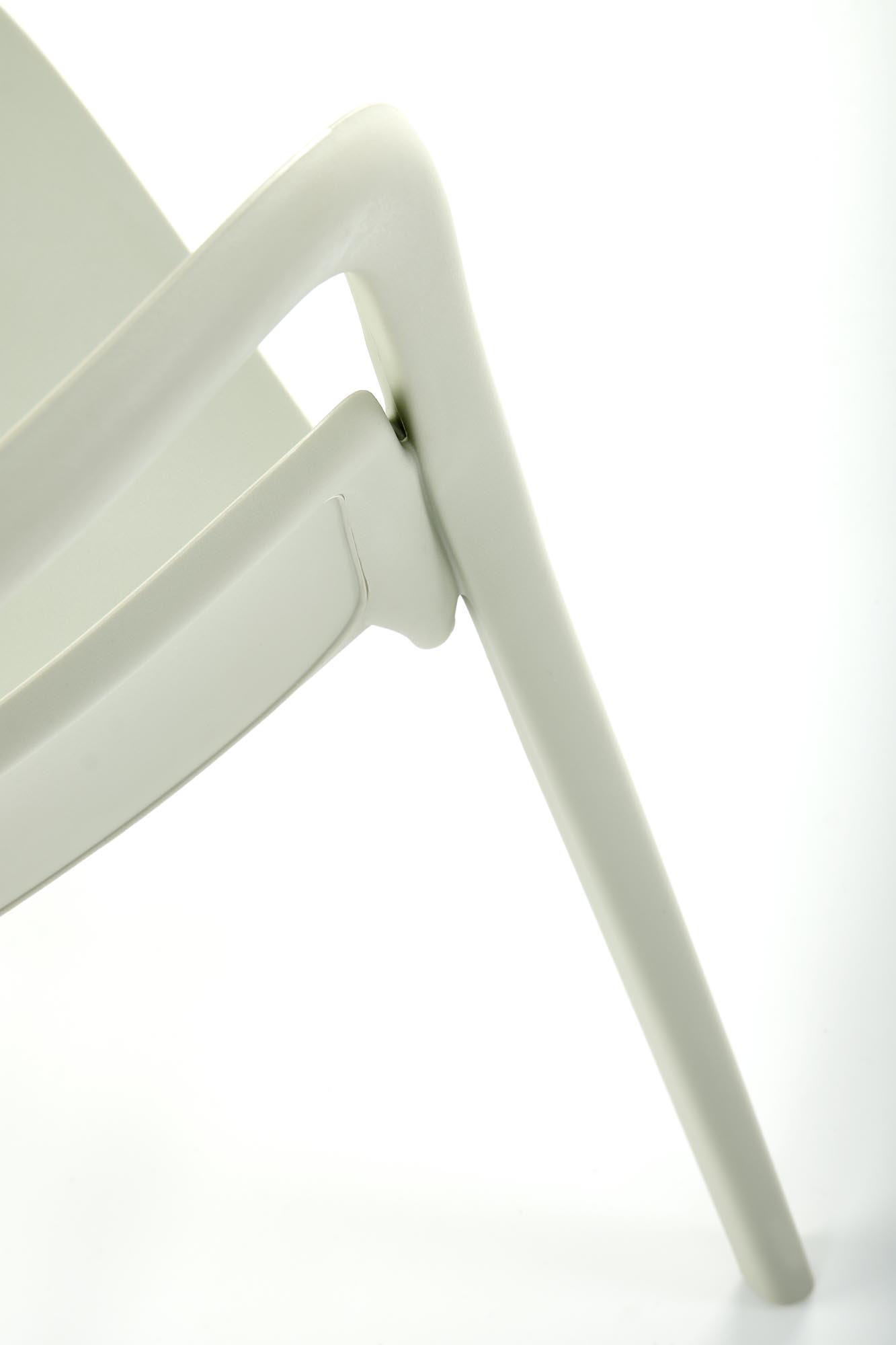 K490 Židle plastik Zelený(1p=4szt) židle z umělé hmoty k490 - Zelený
