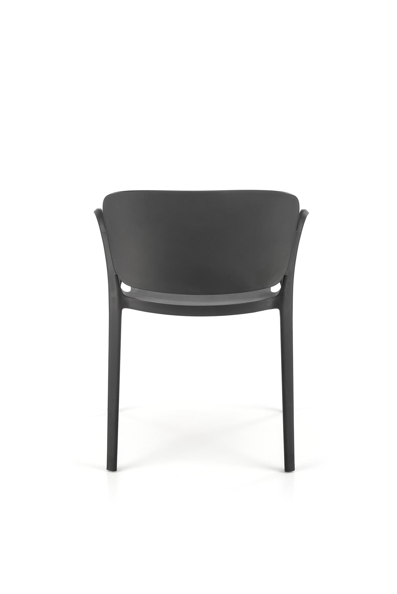 K491 Židle plastik Fekete (1p=4szt) Židle z tworzywa sztucznego k491 - Fekete