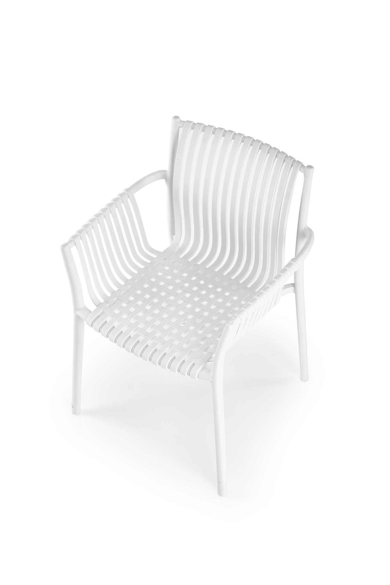 Scaun plastic K492 -  Alb  Židle z tworzywa sztucznego k492 - Alb