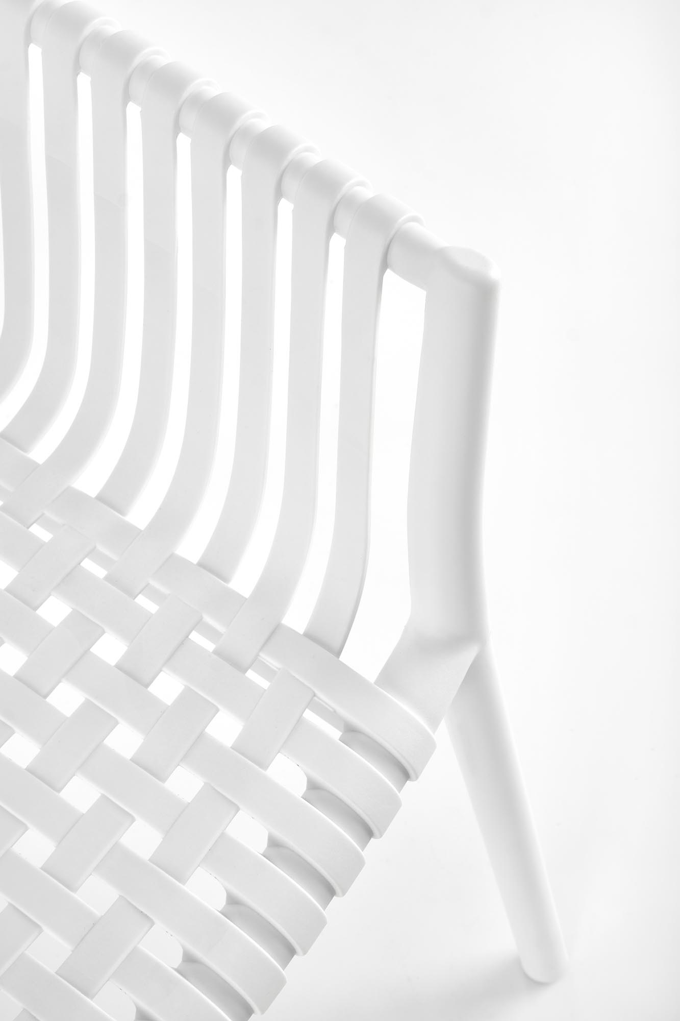 K492 Židle Bílý (1p=4szt) Židle z tworzywa sztucznego k492 - Bílý