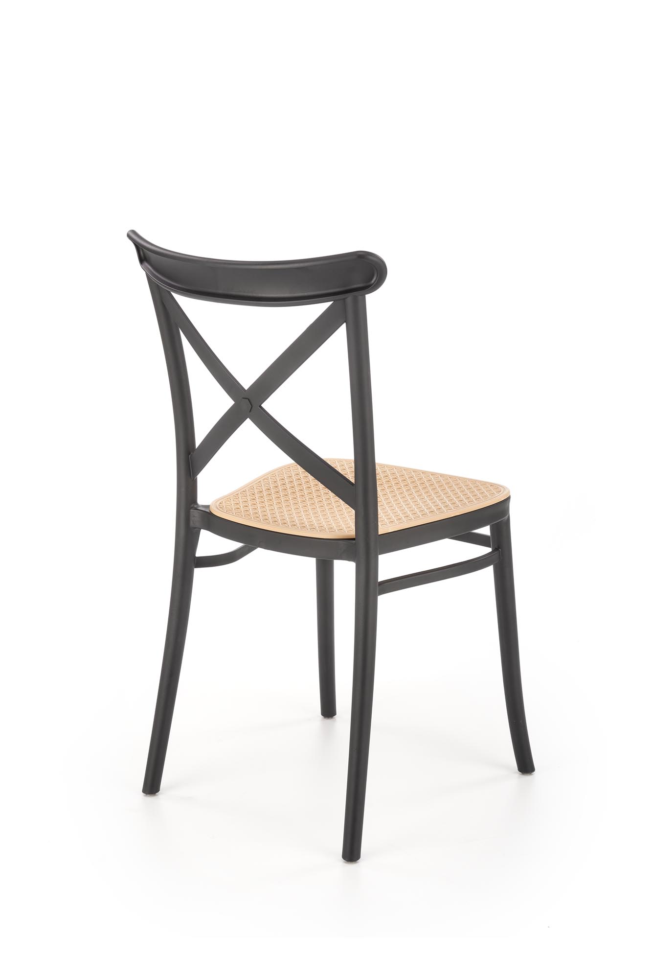 K512 Židle Černý / Hnědý židle z umělé hmoty k512 - Černý / Hnědý