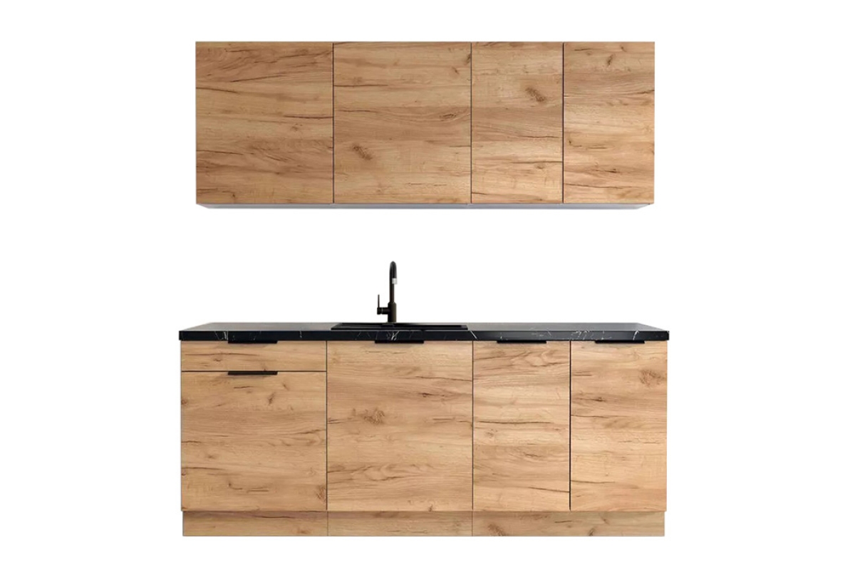 Kuchyňská linka KAM SET W200/71 + D200 Z6 - dub žlutý Kuchyně kam set 