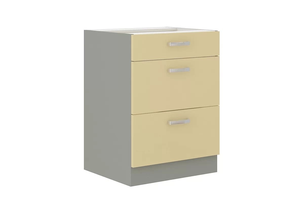 Kuchyňská sestava Karmen 1,2/1,8 m Laon 60 D 3S BB - Skříňka spodní s zásuvkami