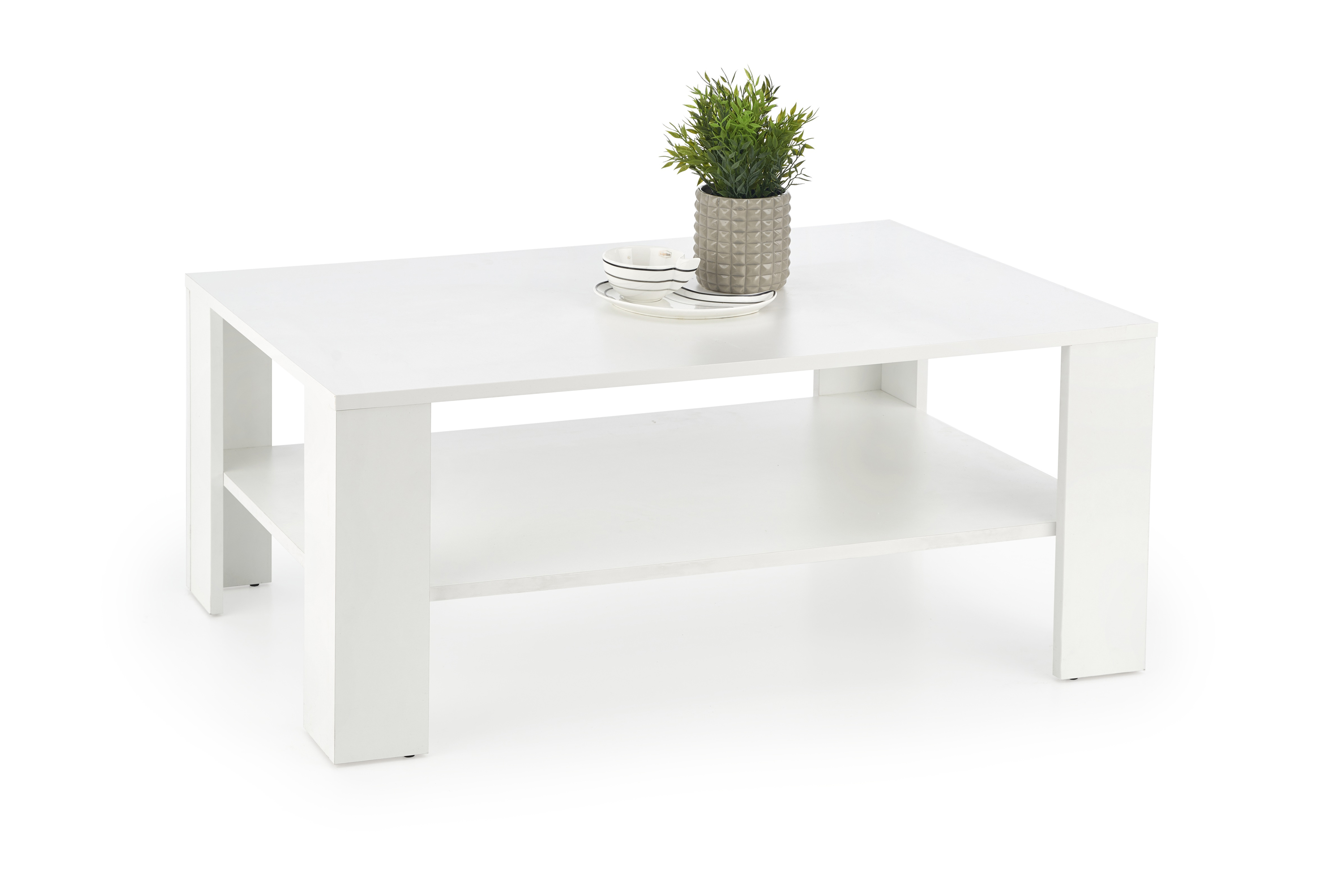 KWADRO dohányzóasztal - fehér kwadro Konferenční stolek Barva Bílý