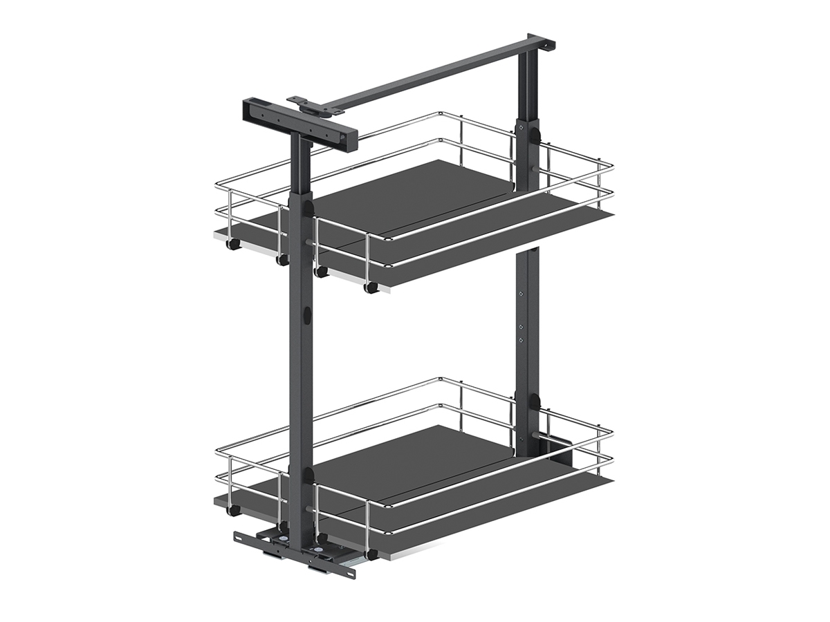 Lamja D30 CARGO SILVA - dolná skrinka s košom Maxima Silva Cargo Cargo Maxima SILVA